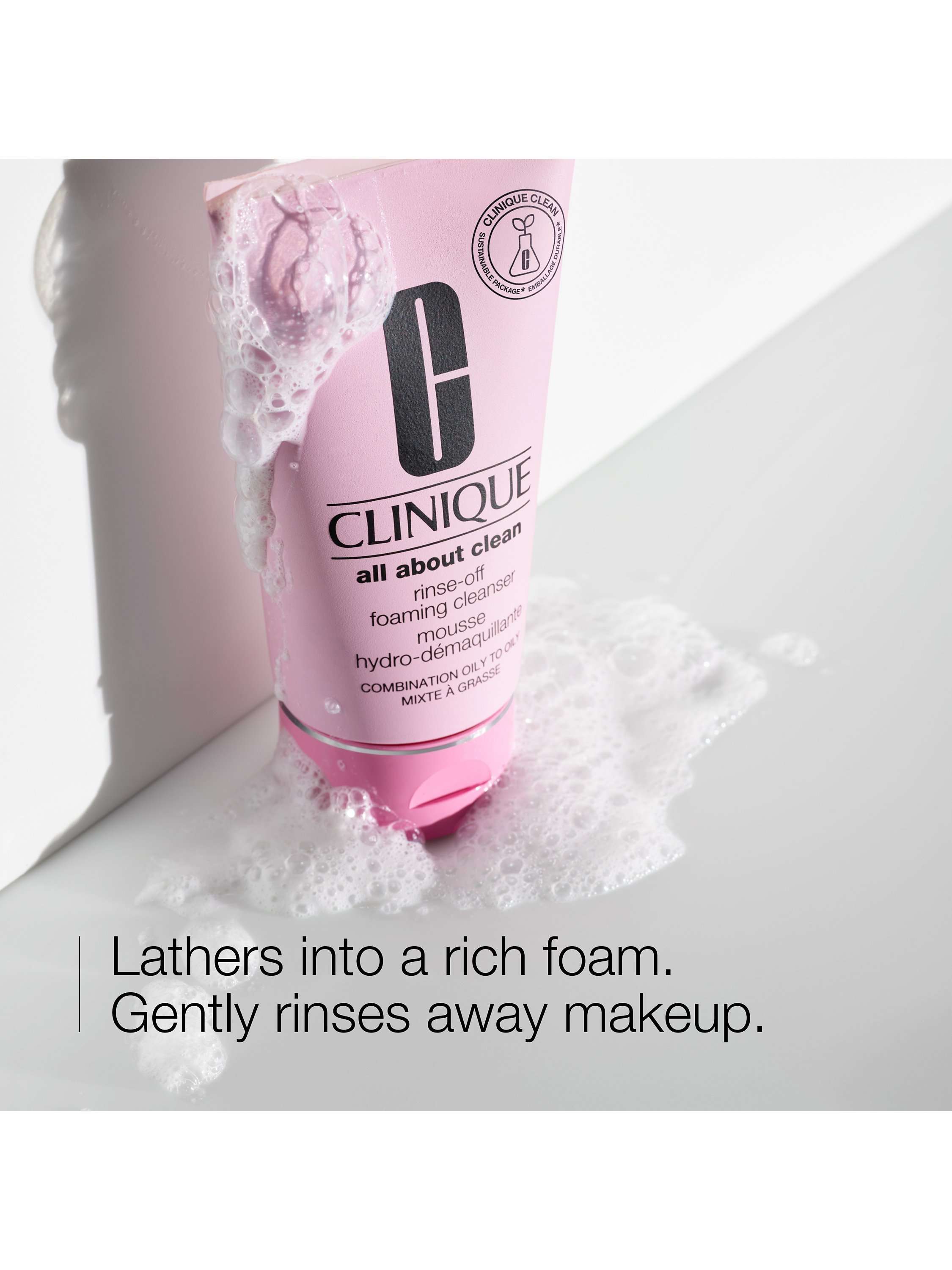 Rinse-Off Foaming Cleanser - Dry Combination to Oily Skin Types, 150ml
