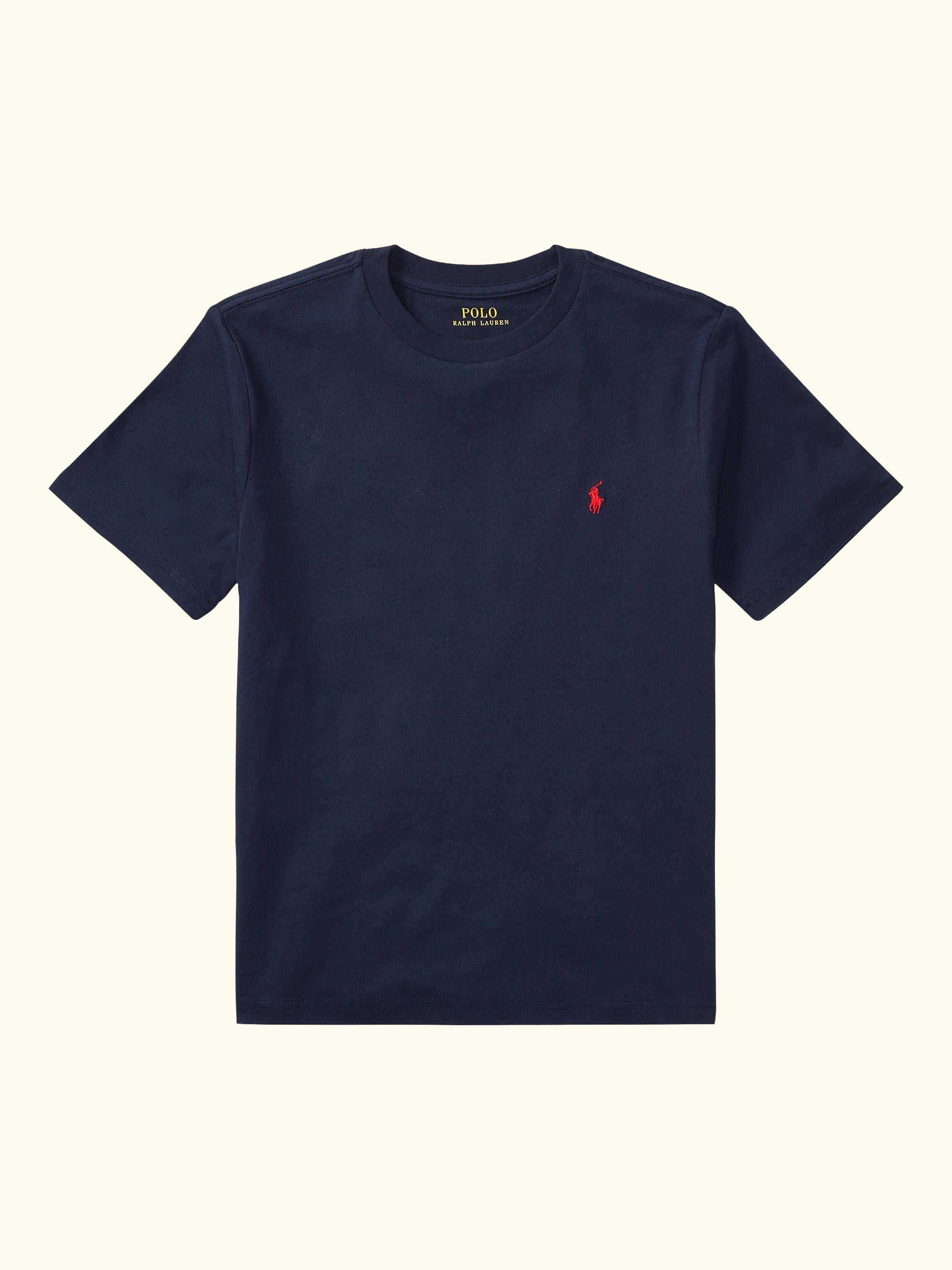 Polo Ralph Lauren Kids' Short Sleeve Cotton T-Shirt, Black
