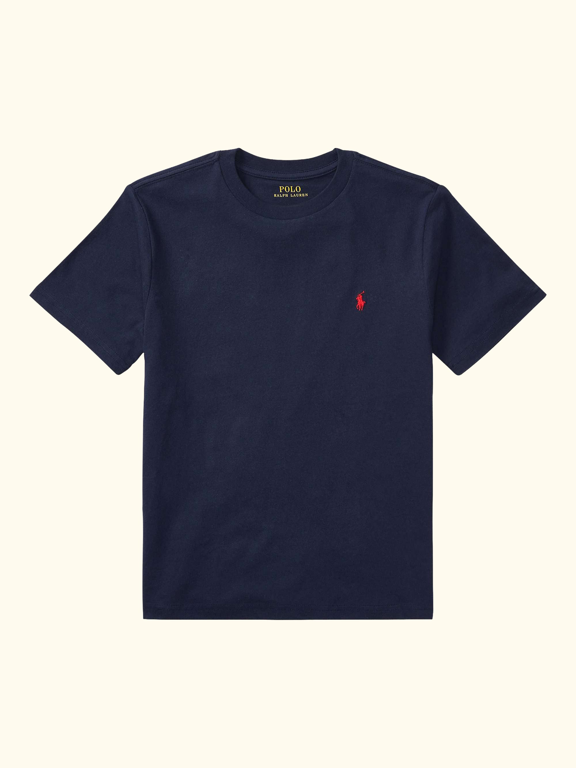 Polo Ralph Lauren Kids' Short Sleeve Cotton T-Shirt, Black
