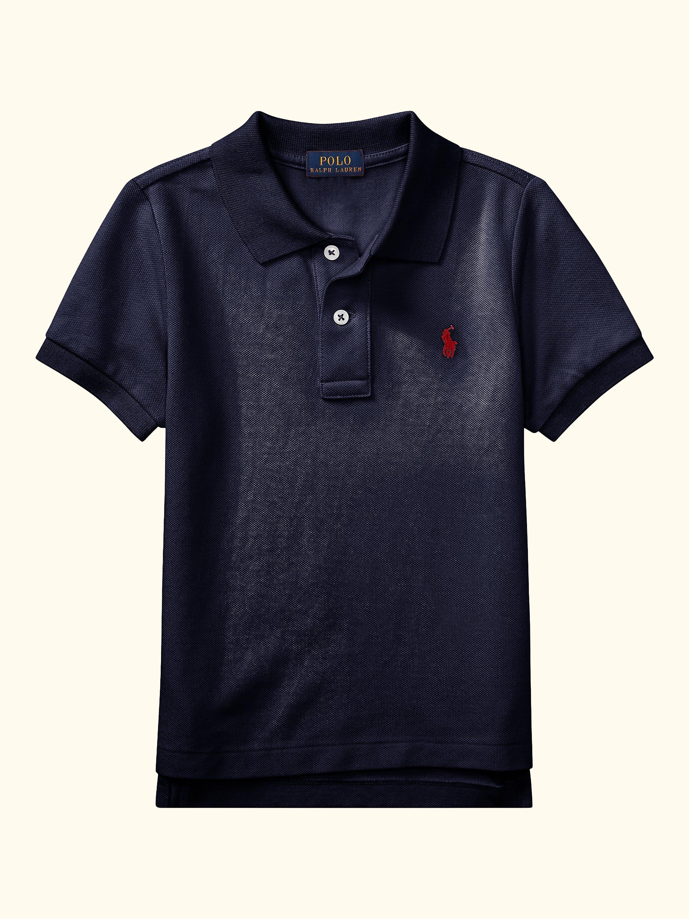 Polo Ralph Lauren Kids' Cotton Polo Shirt, Navy