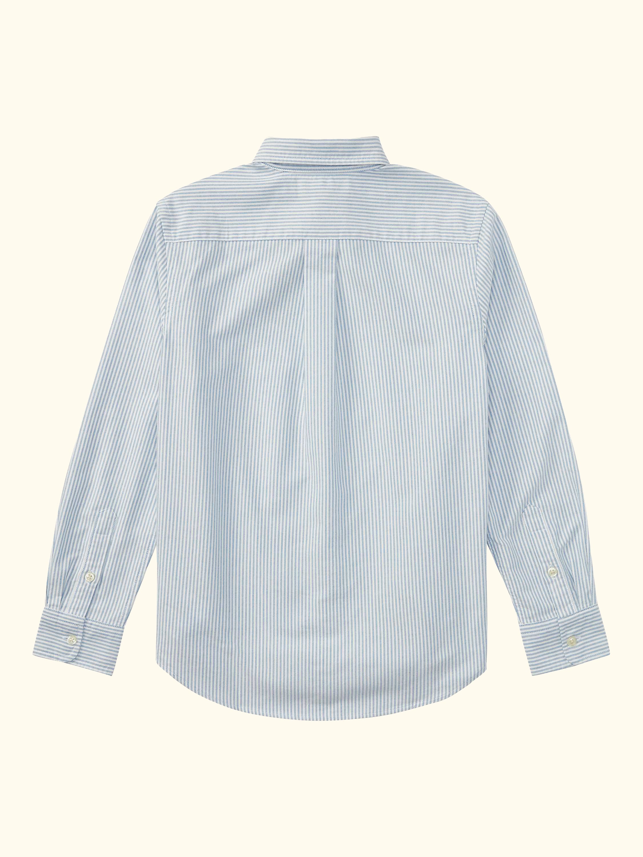 Polo Ralph Lauren Kids' Pinstripe Oxford Shirt, Blue