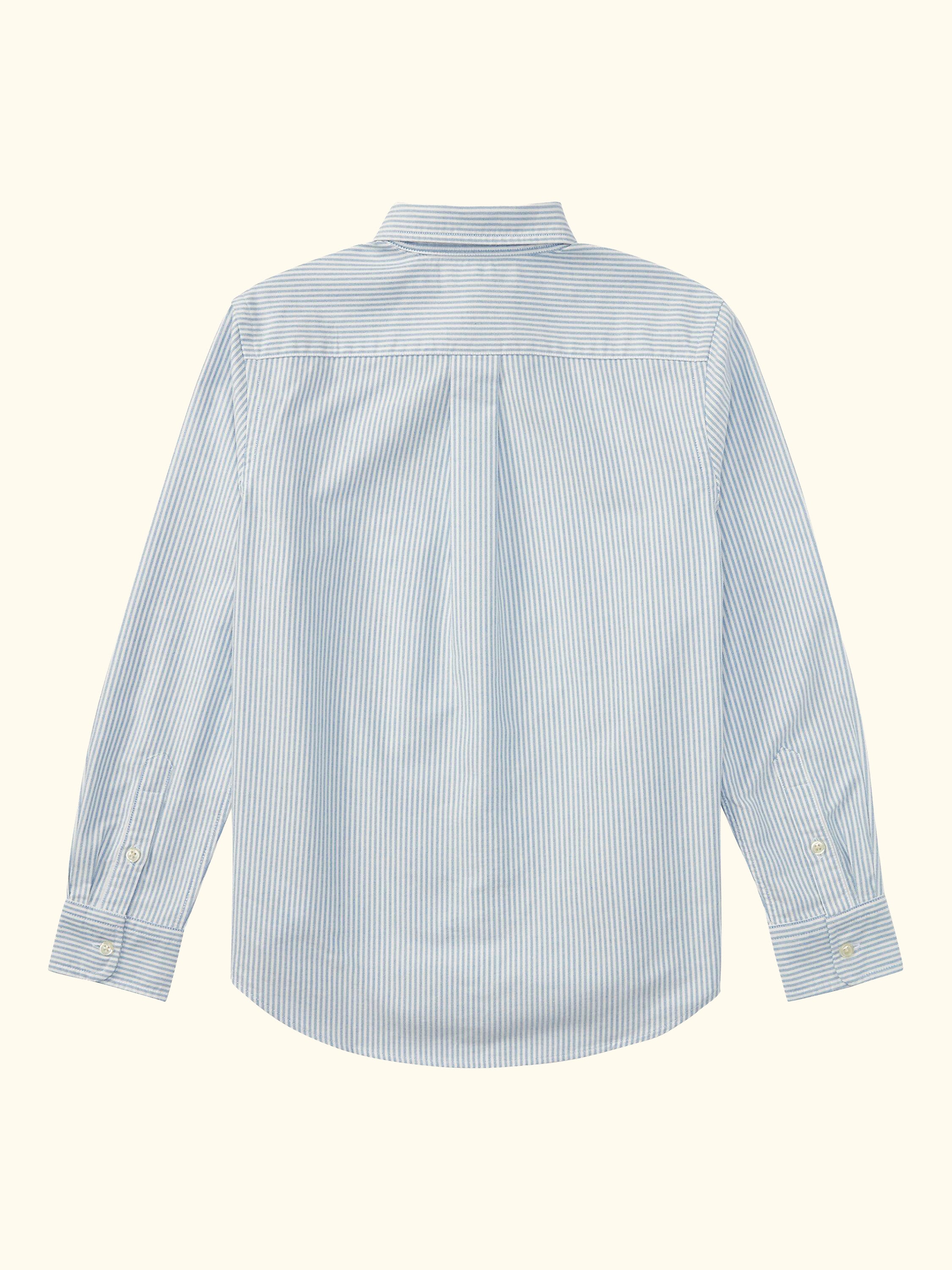 Polo Ralph Lauren Kids' Pinstripe Oxford Shirt, Blue