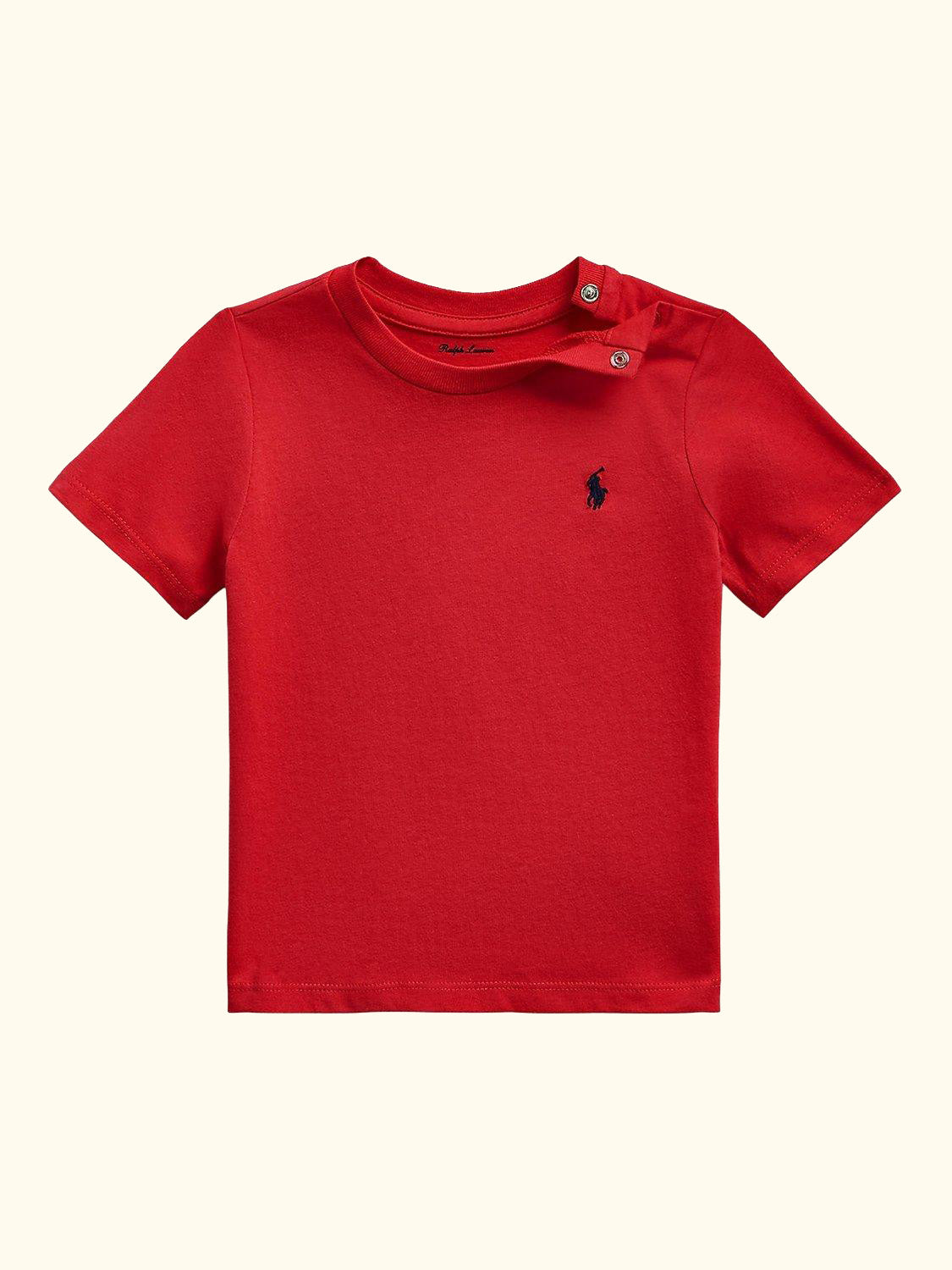 Polo Ralph Lauren Baby Small Pony Logo T-Shirt, Red