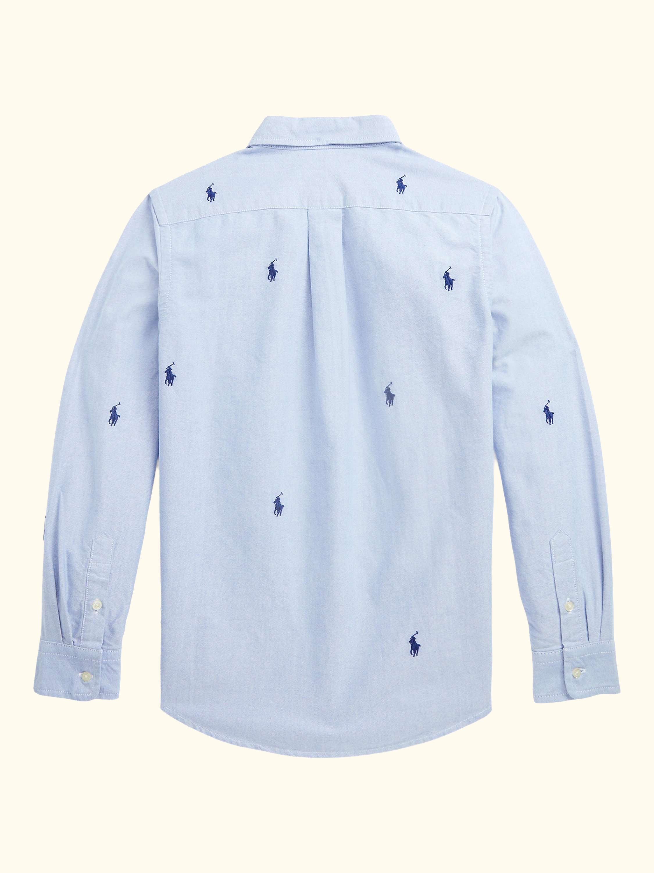 Polo Ralph Lauren Kids' Schiffli Oxford Shirt, Blue