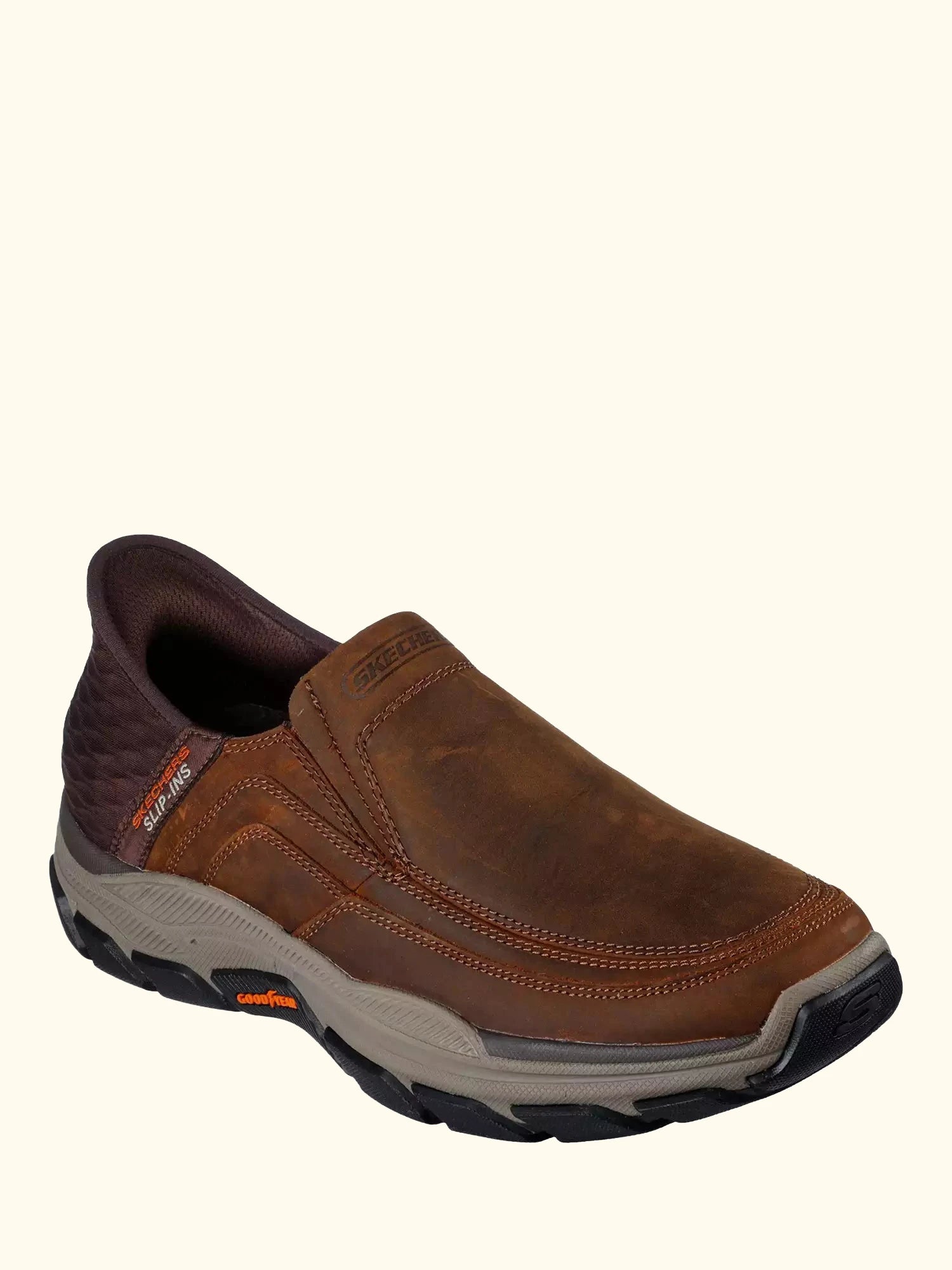 Skechers Respected Elgin Leather Slip On