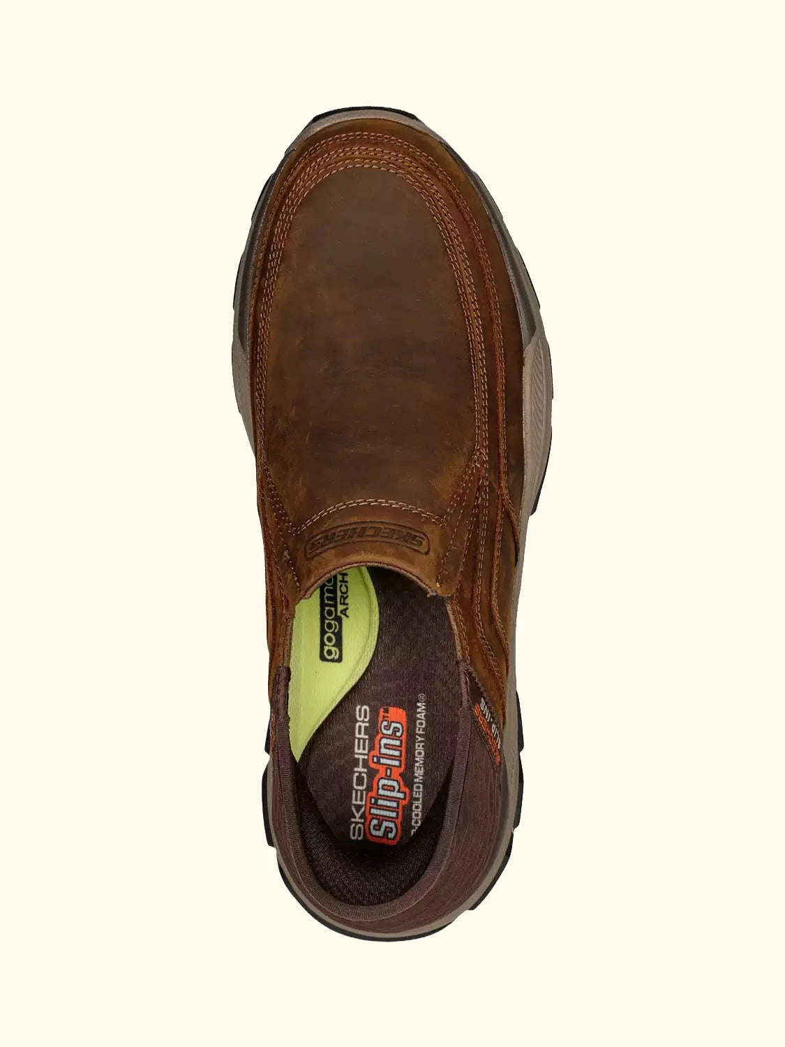 Skechers Respected Elgin Leather Slip On