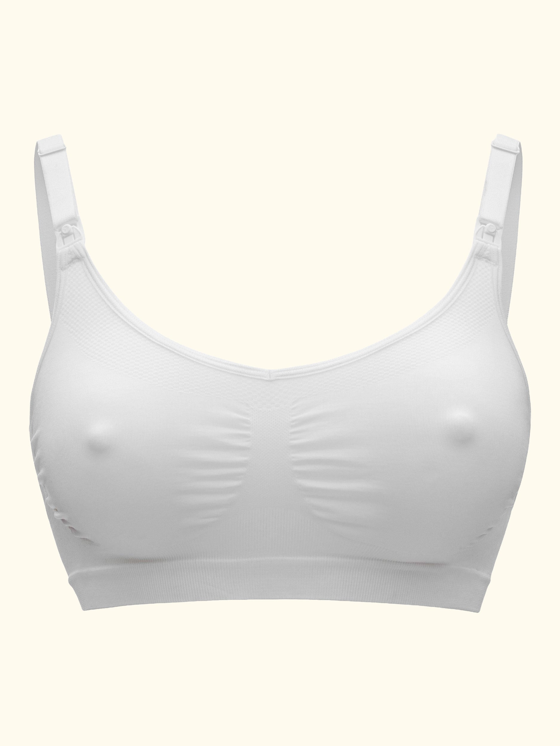 Keep Cool Maternity & Nursing Bra, White
