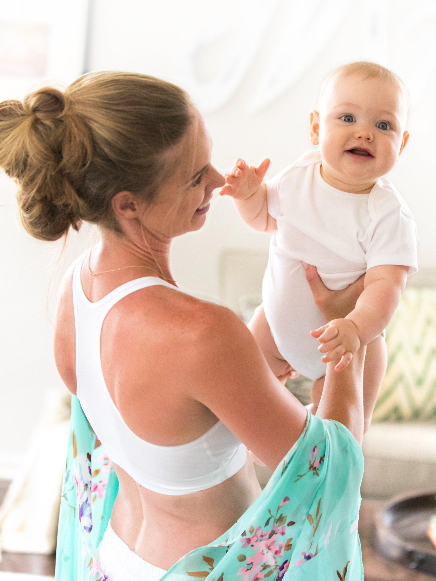 Keep Cool Sleep Maternity & Nursing Bra, White