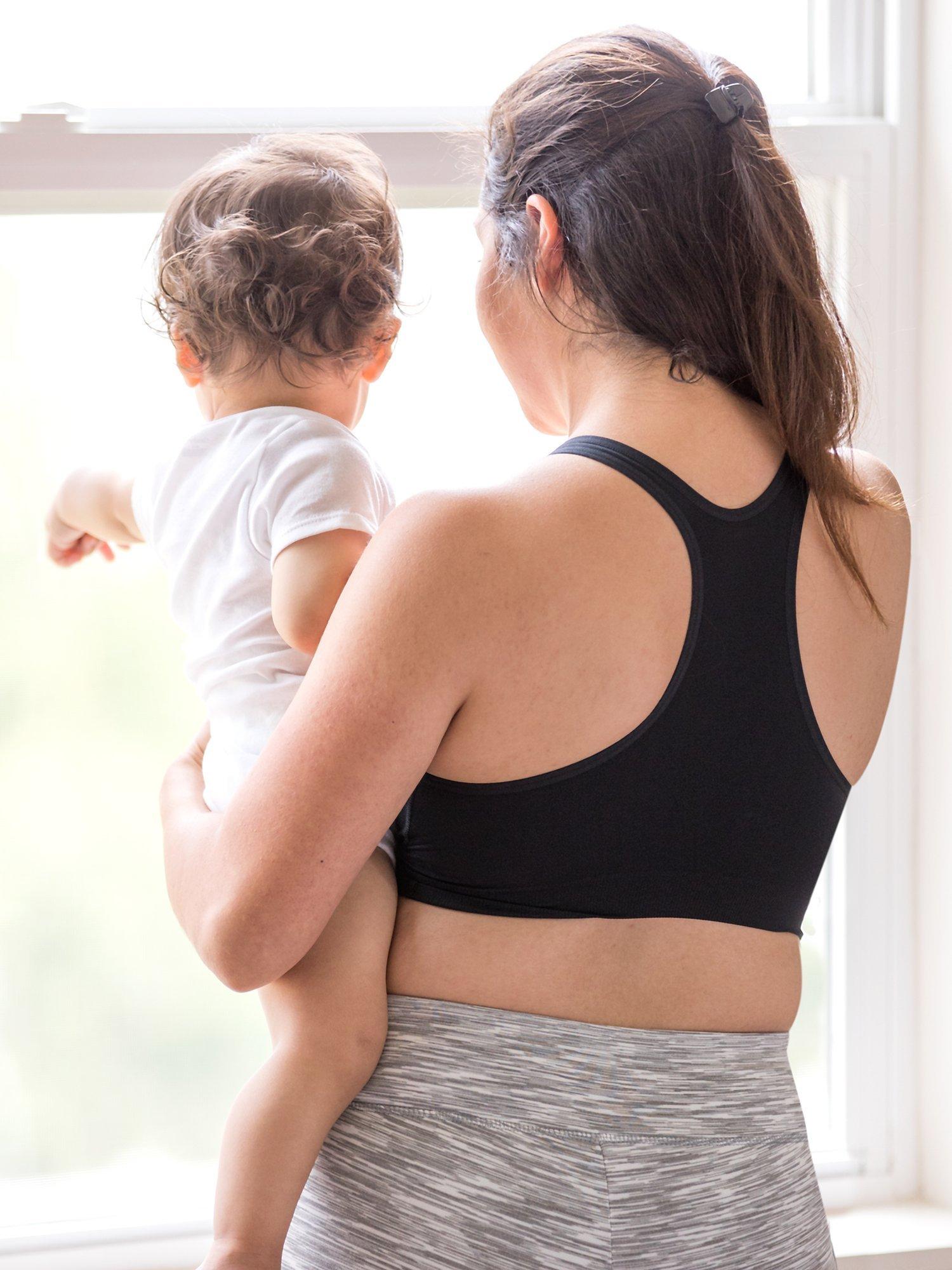 Keep Cool Sleep Maternity & Nursing Bra, Black
