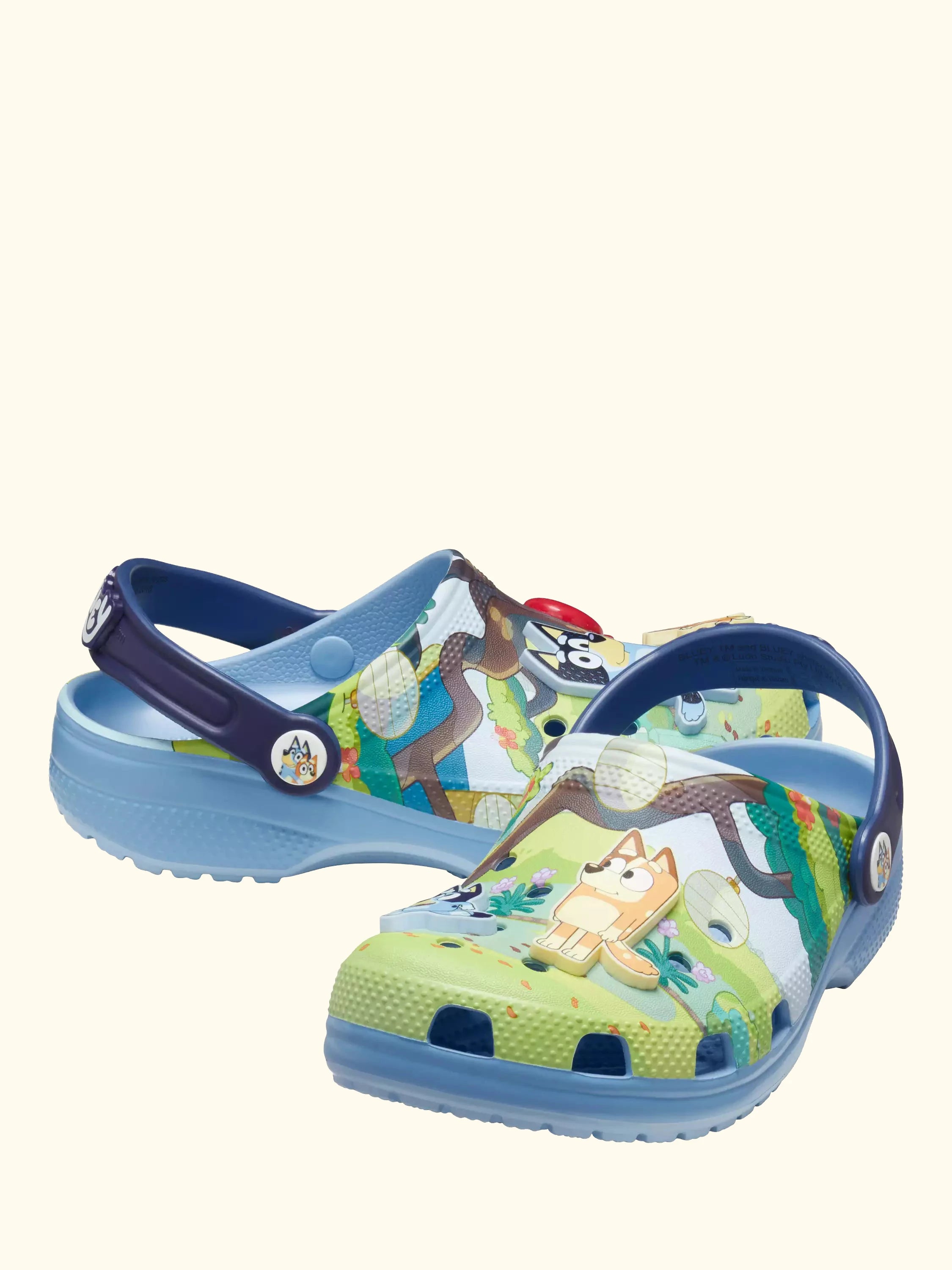 Crocs Kids' Bluey Classic Clogs, Multi