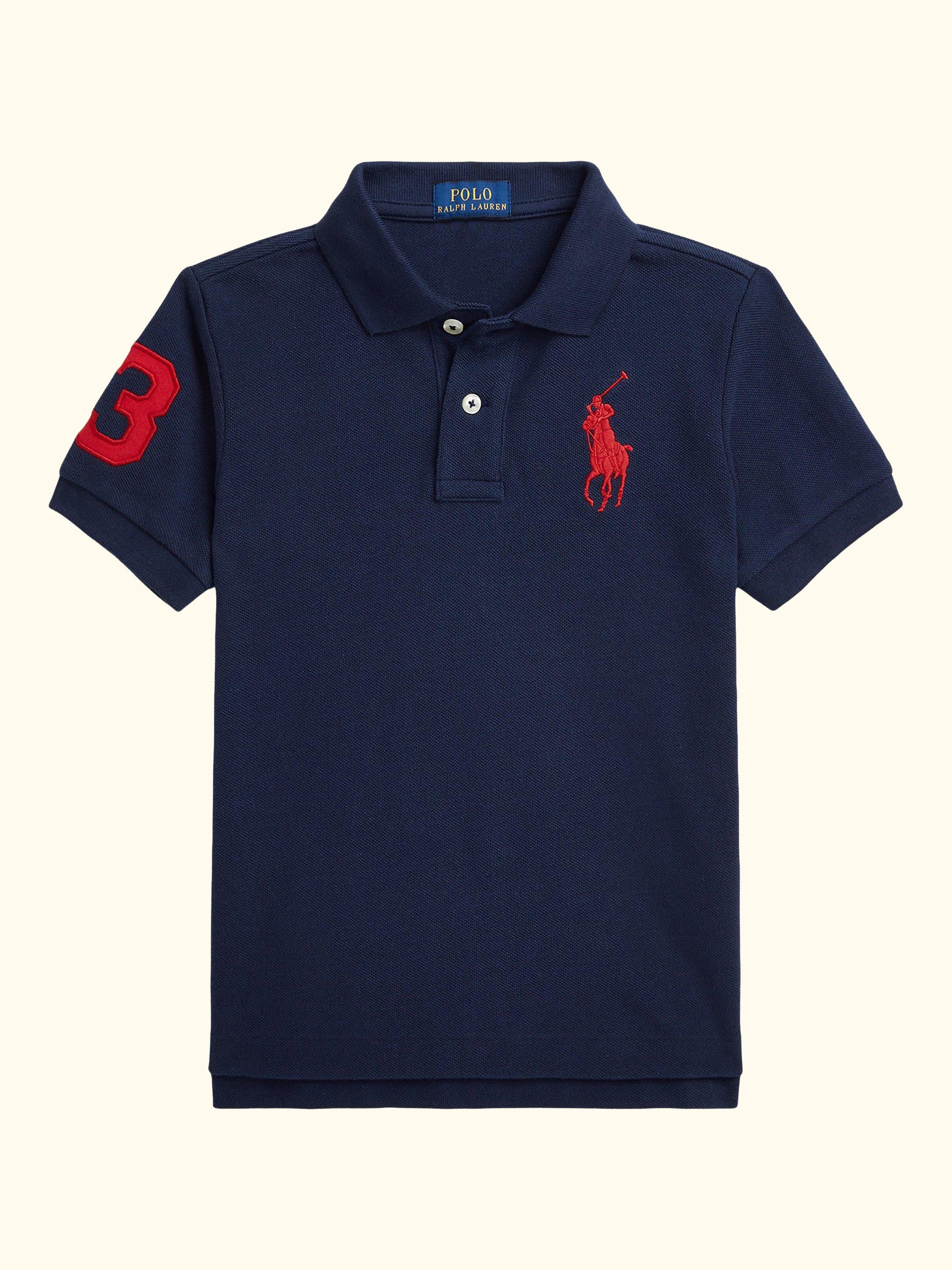 Polo Ralph Lauren Kids' Big Pony Polo Shirt, Refined Navy
