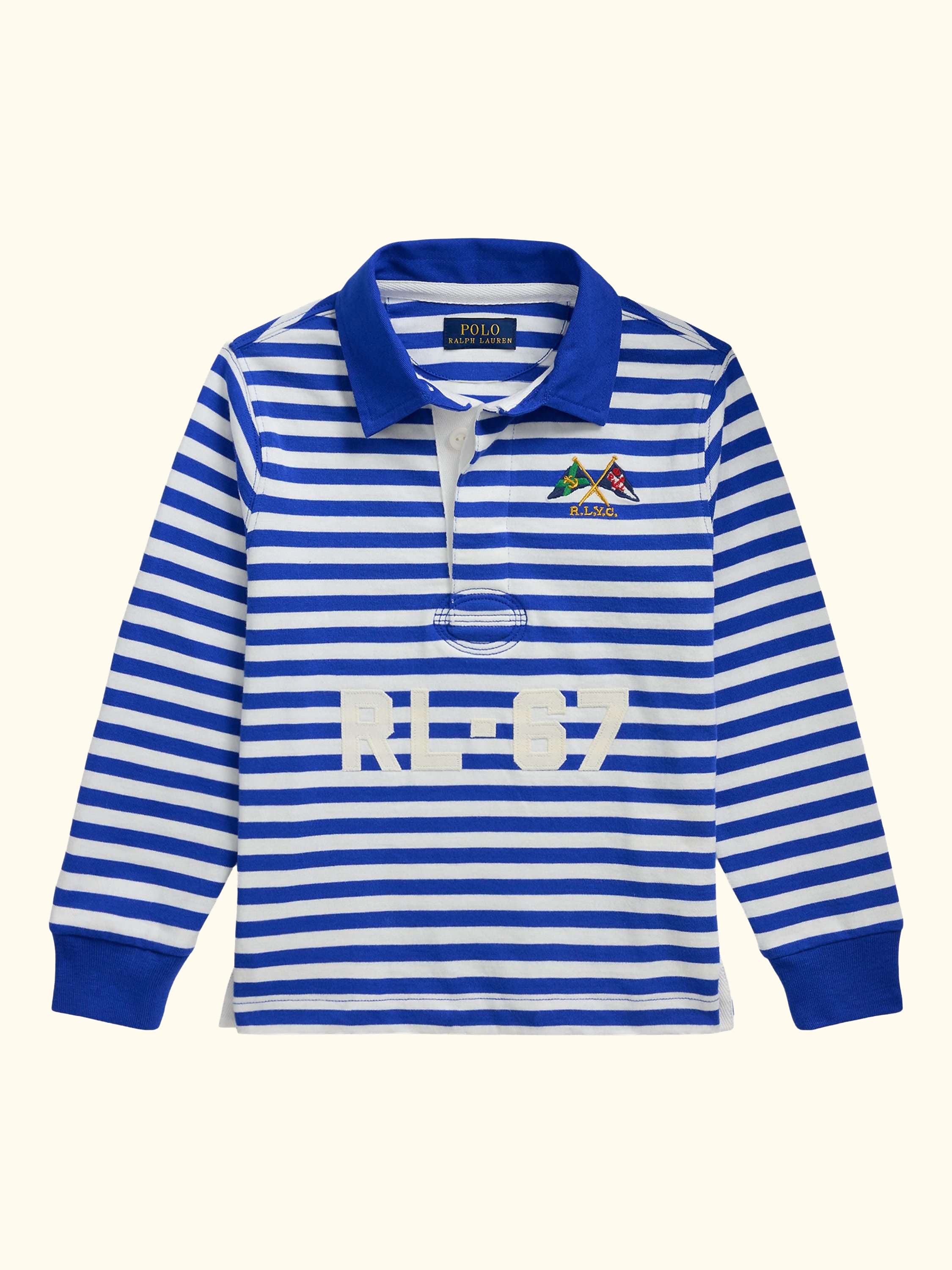 Kids' Rugby Shirt, Travel Blue