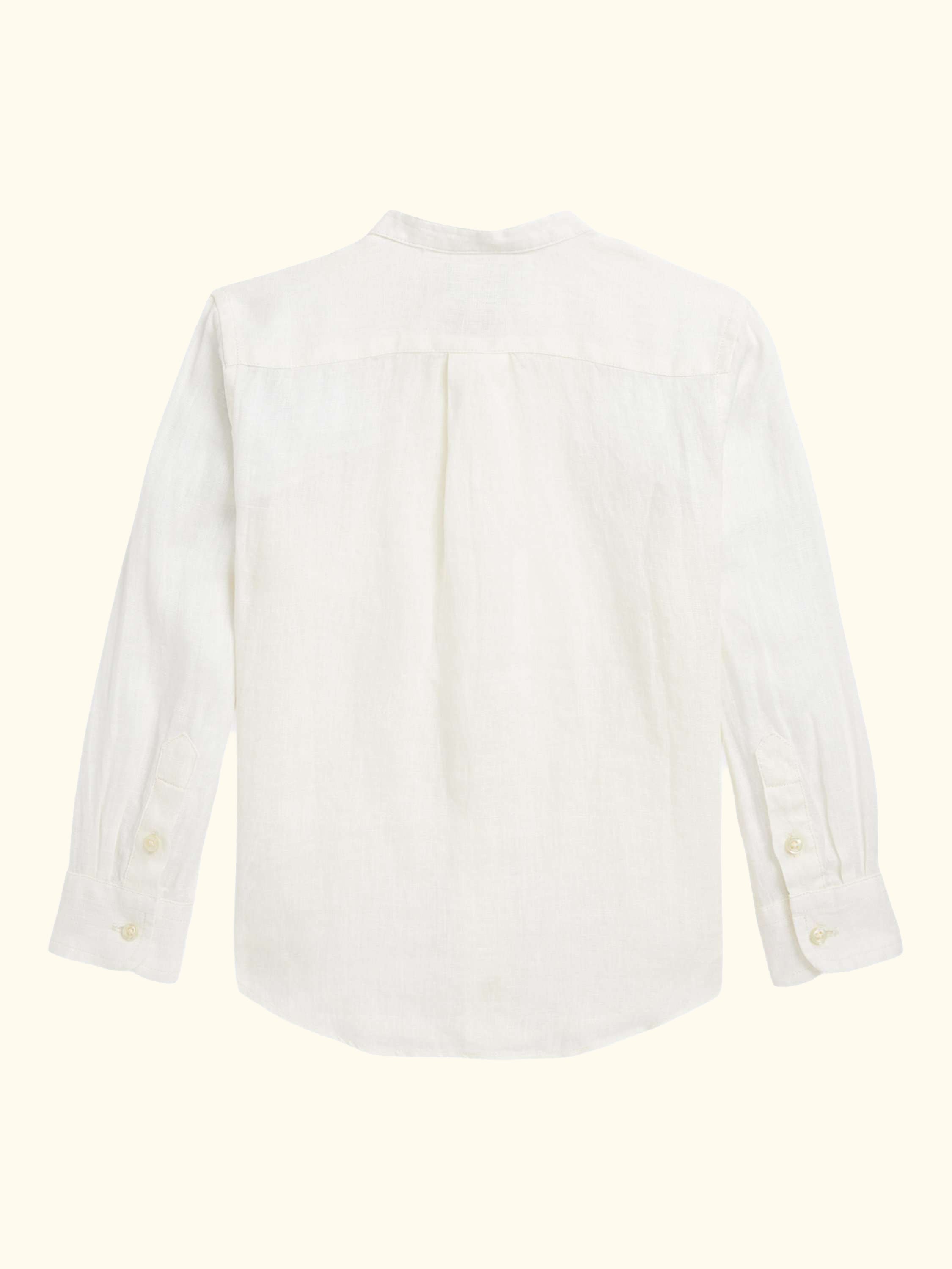Polo Ralph Lauren Kids' Linen Sport Shirt, White