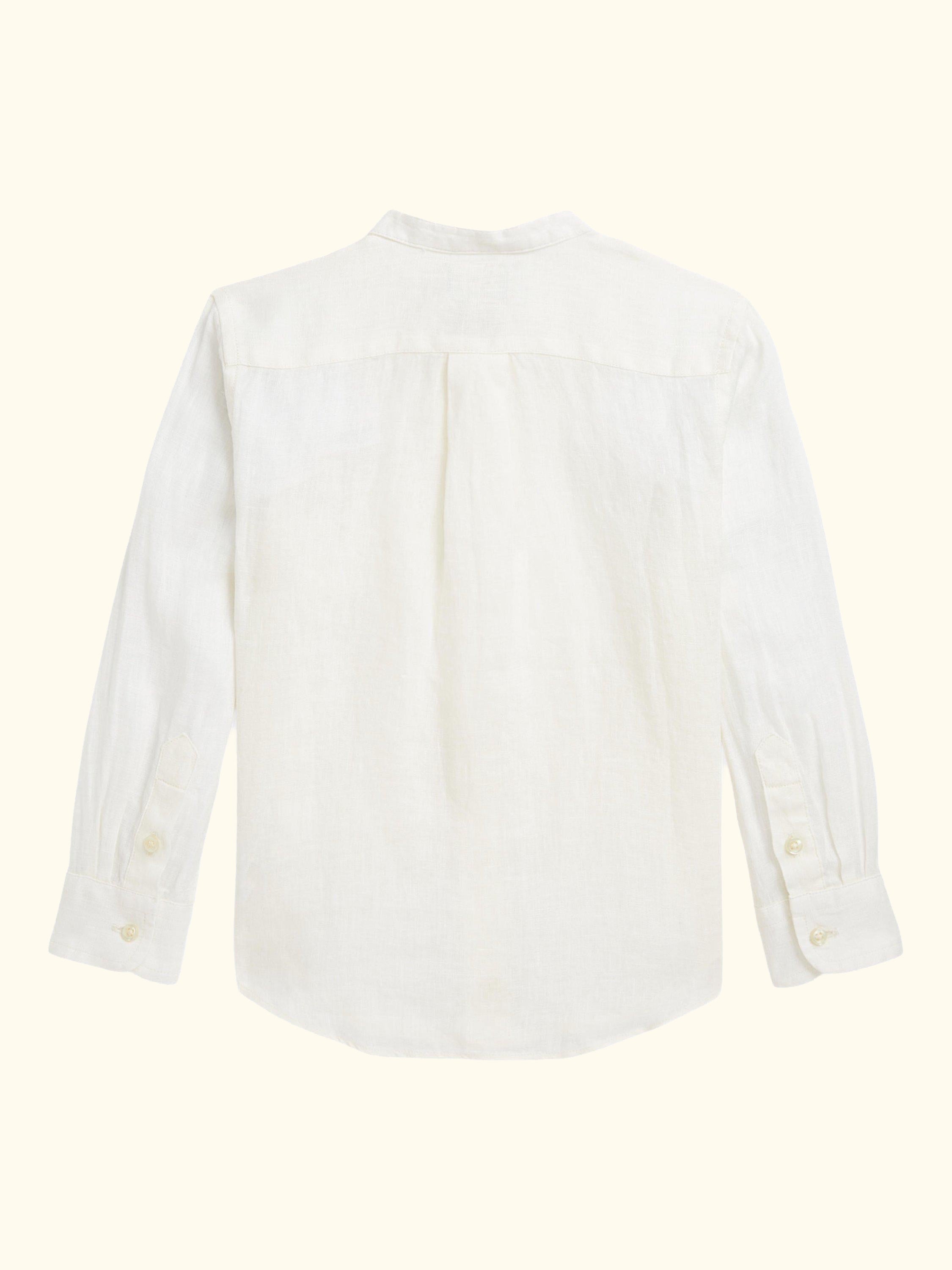 Polo Ralph Lauren Kids' Linen Sport Shirt, White