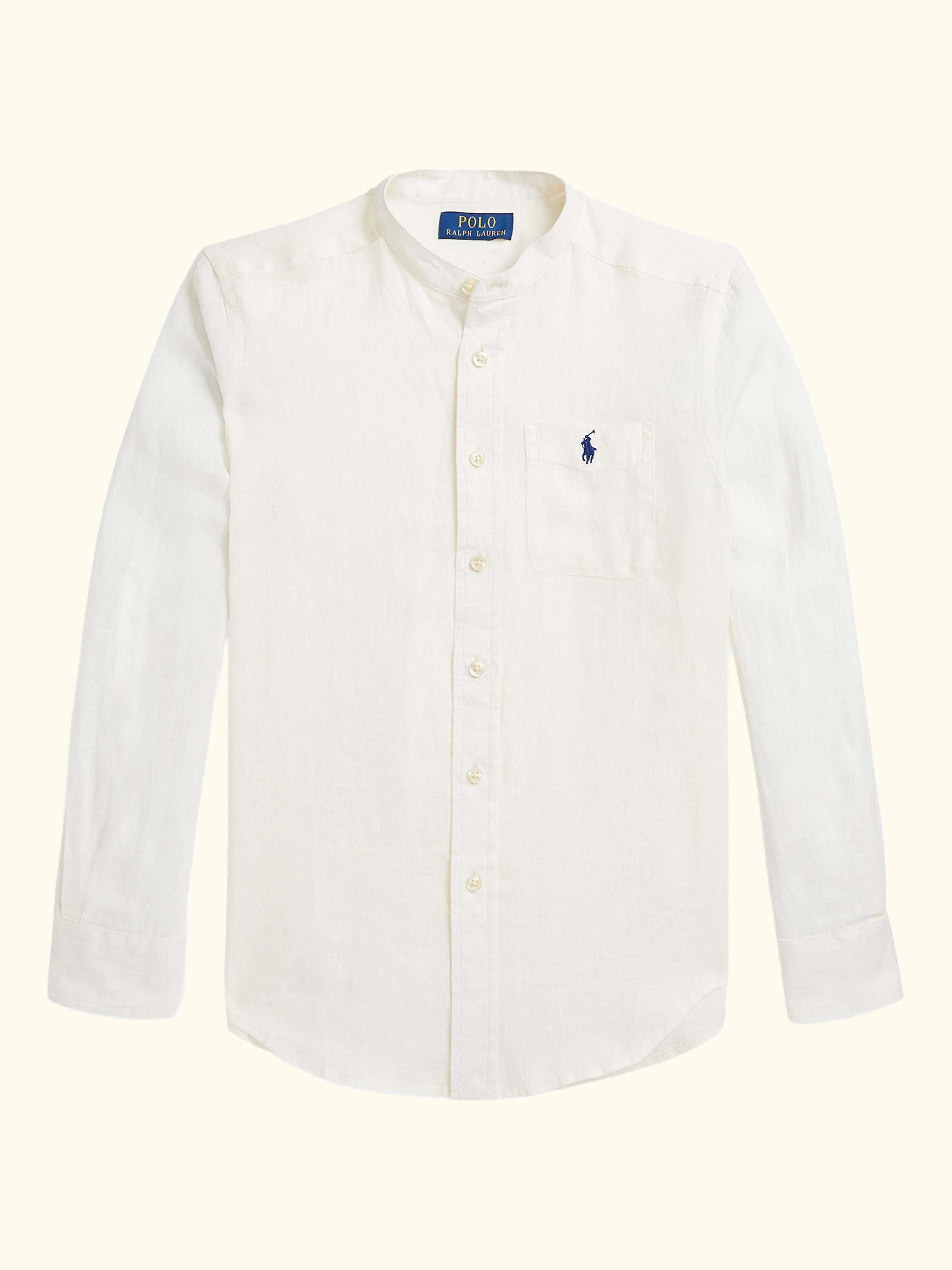Polo Ralph Lauren Kids' Linen Sport Shirt, White