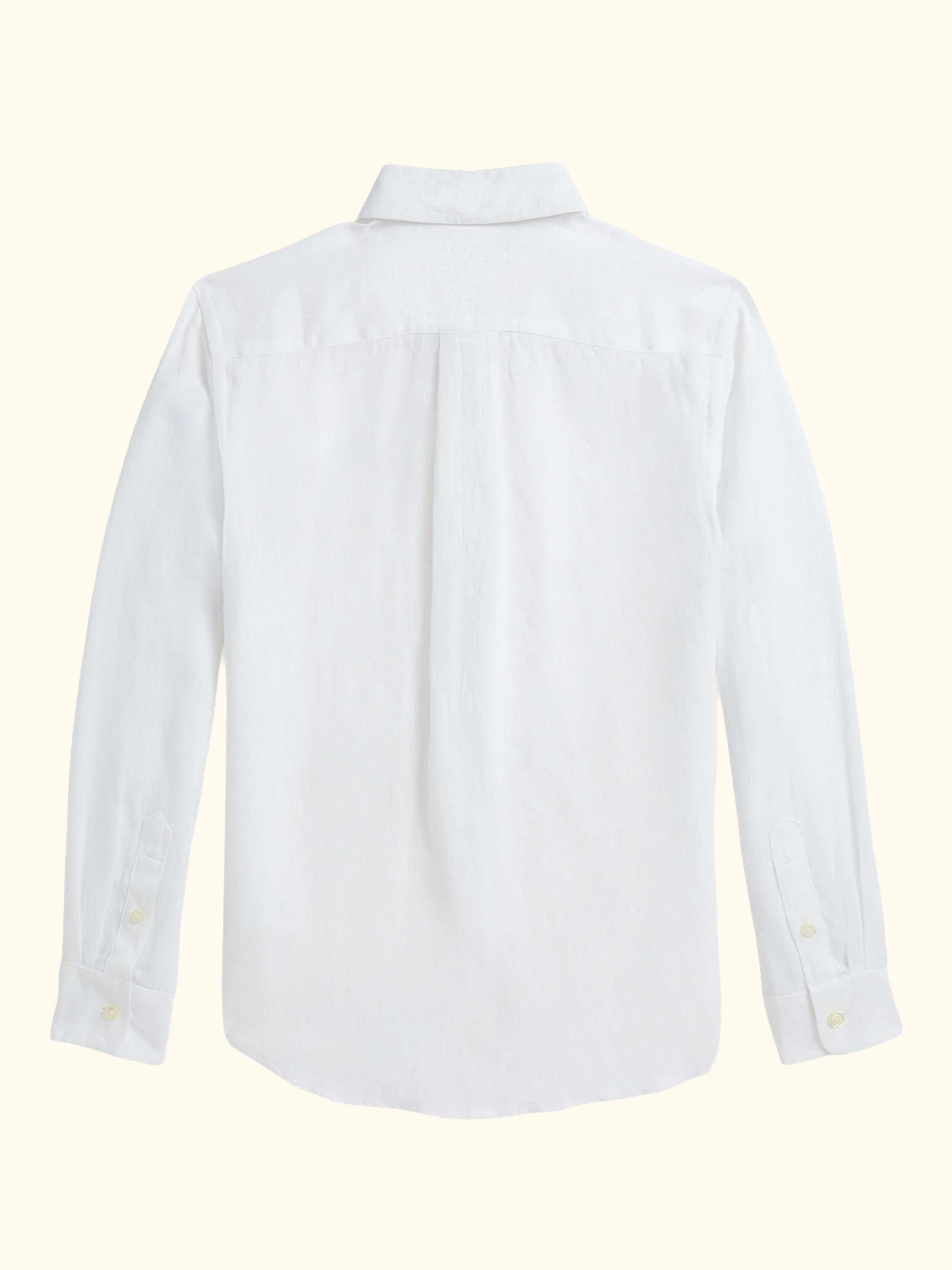 Polo Ralph Lauren Kids' Linen Sport Shirt, White