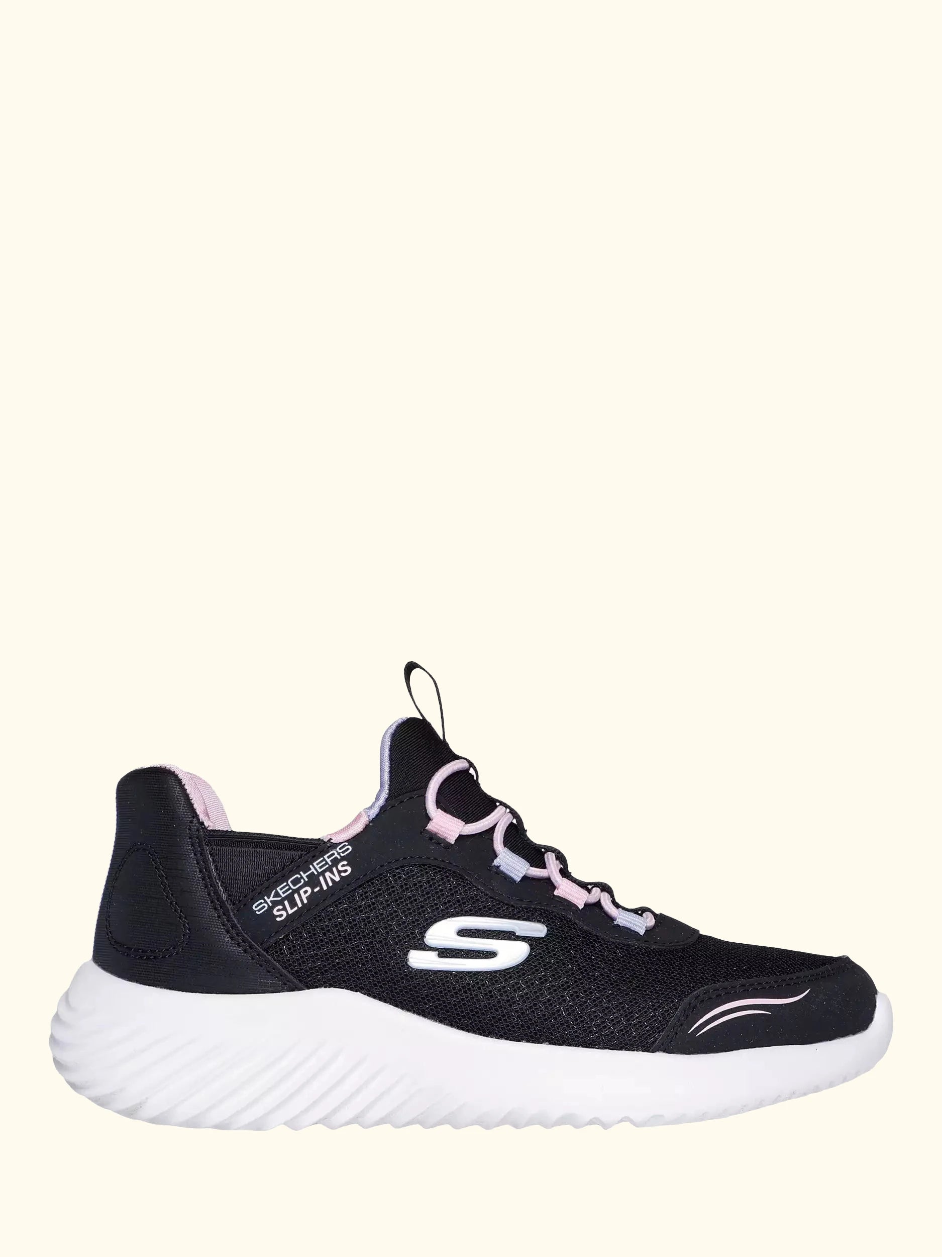 Skechers Kids' Slip-Ins Bounder Trainers, Black