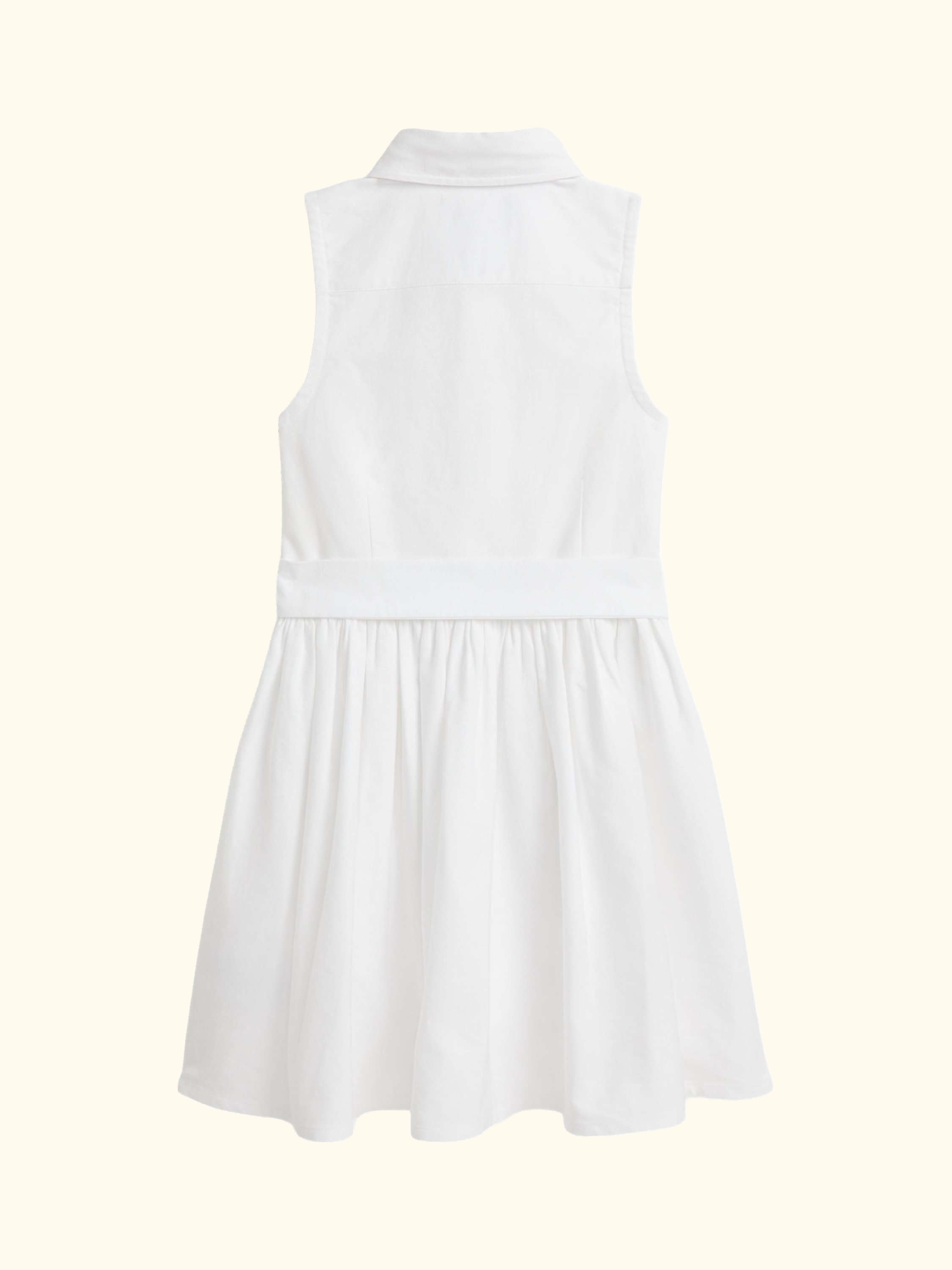 Kids' Cotton Day Dress, White
