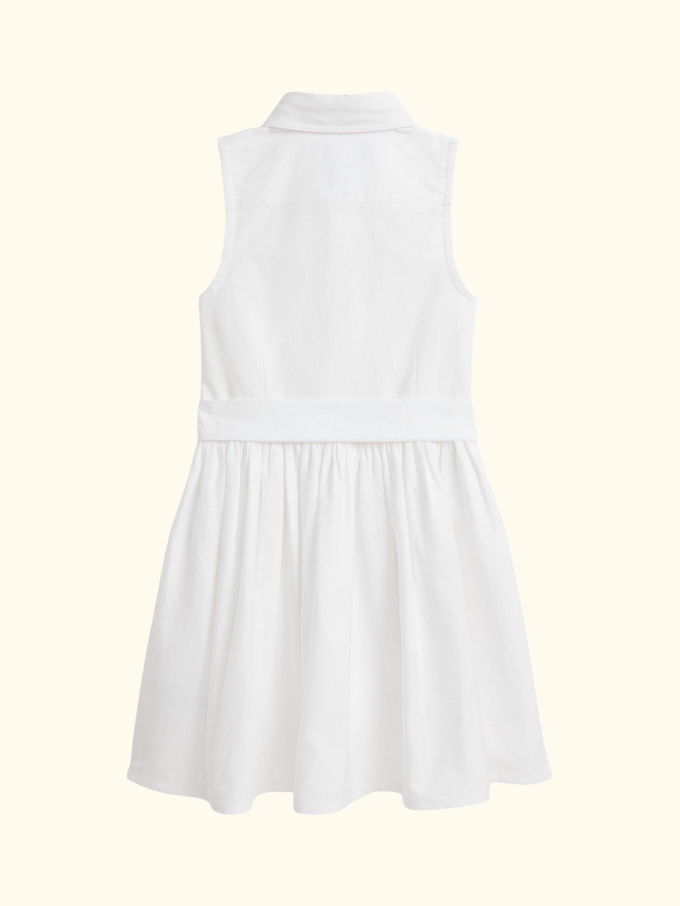 Kids' Cotton Day Dress, White