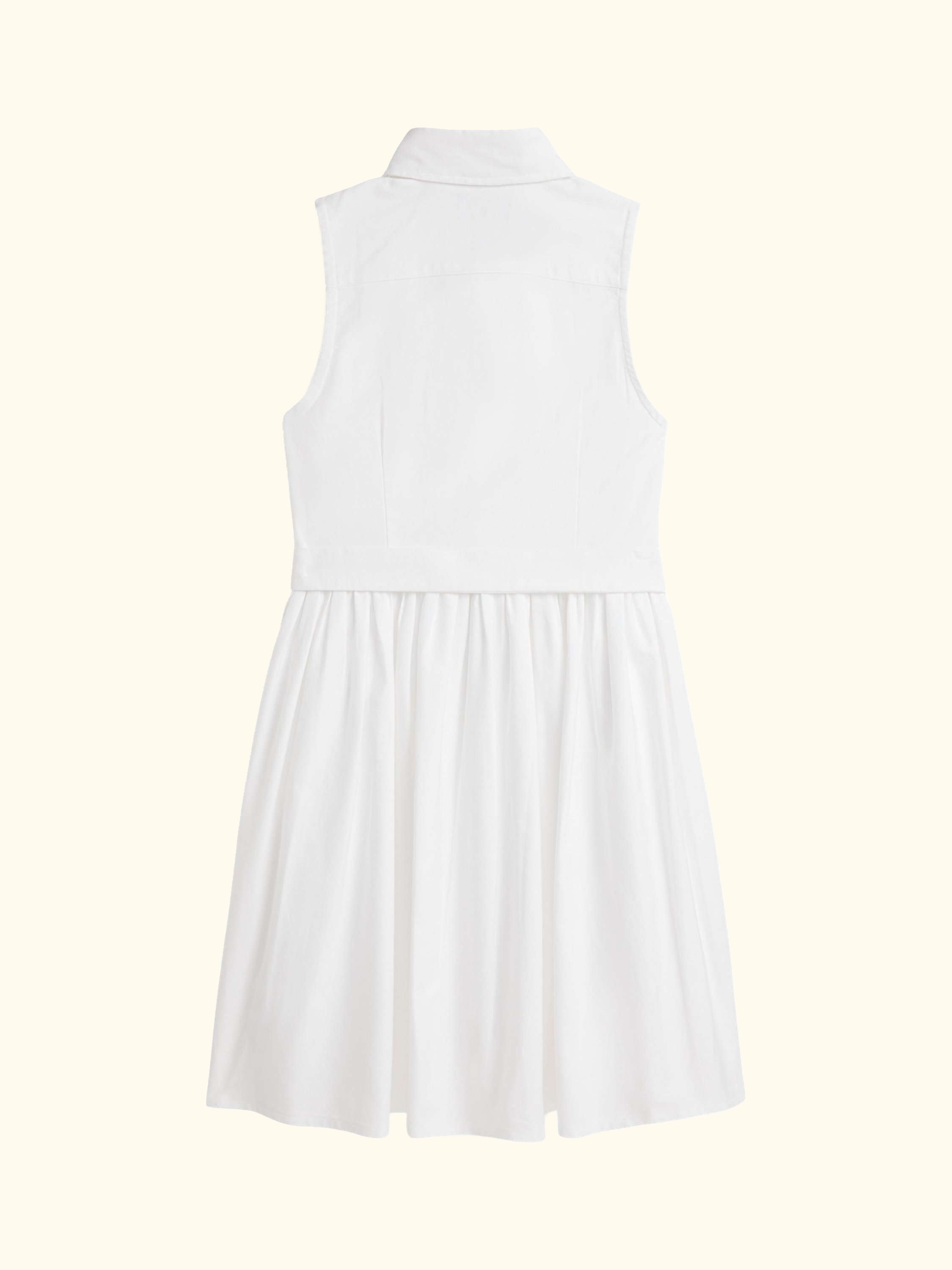 Kids' Cotton Day Dress, White