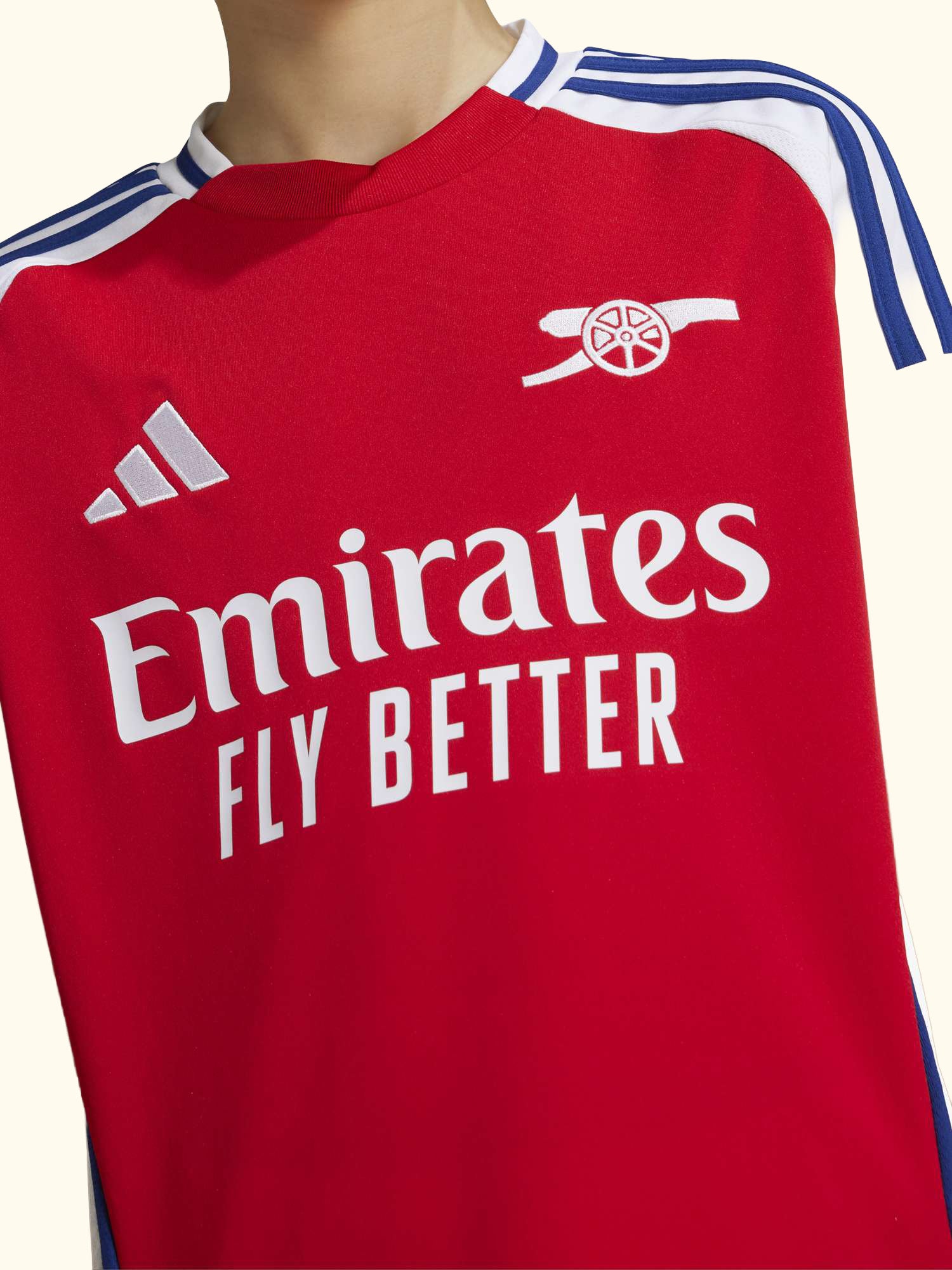 Kids' Arsenal Home Jersey, Red/White
