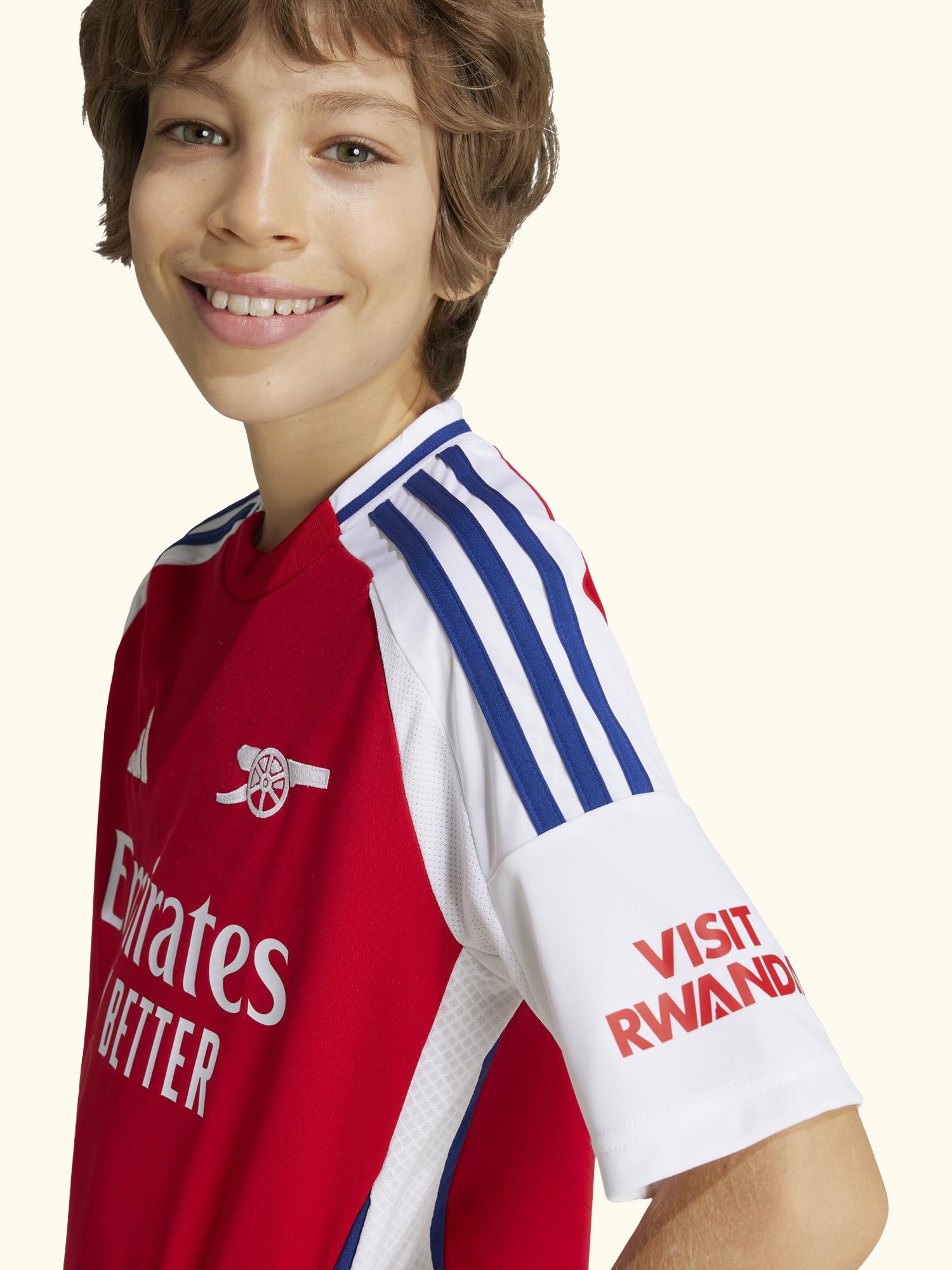 Kids' Arsenal Home Jersey, Red/White