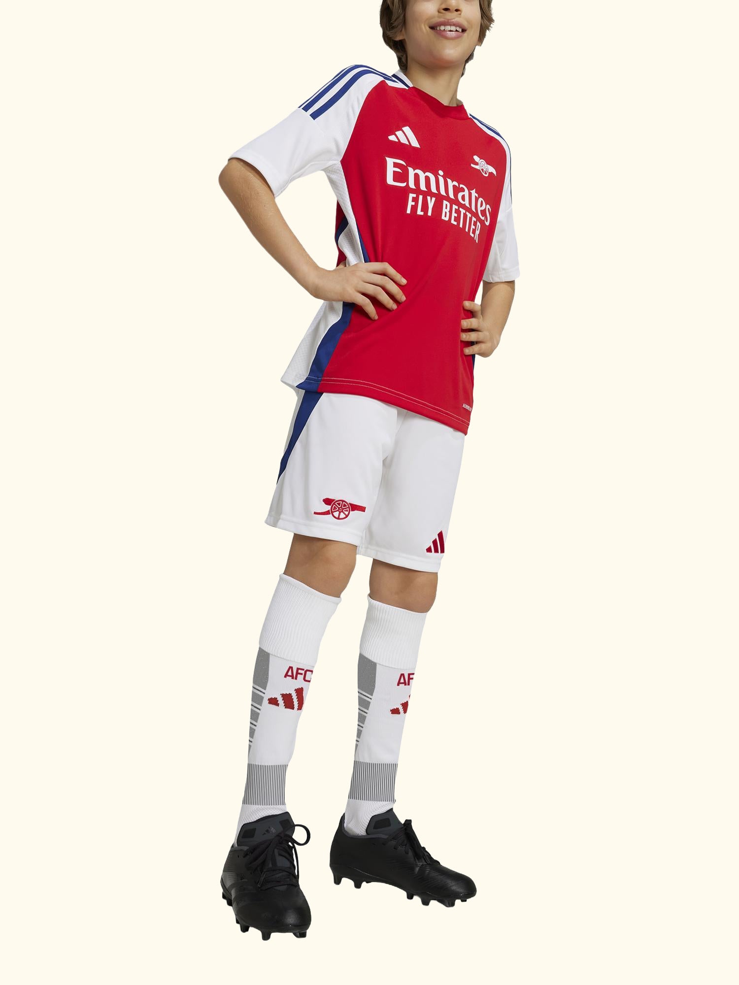 Kids' Arsenal Home Jersey, Red/White