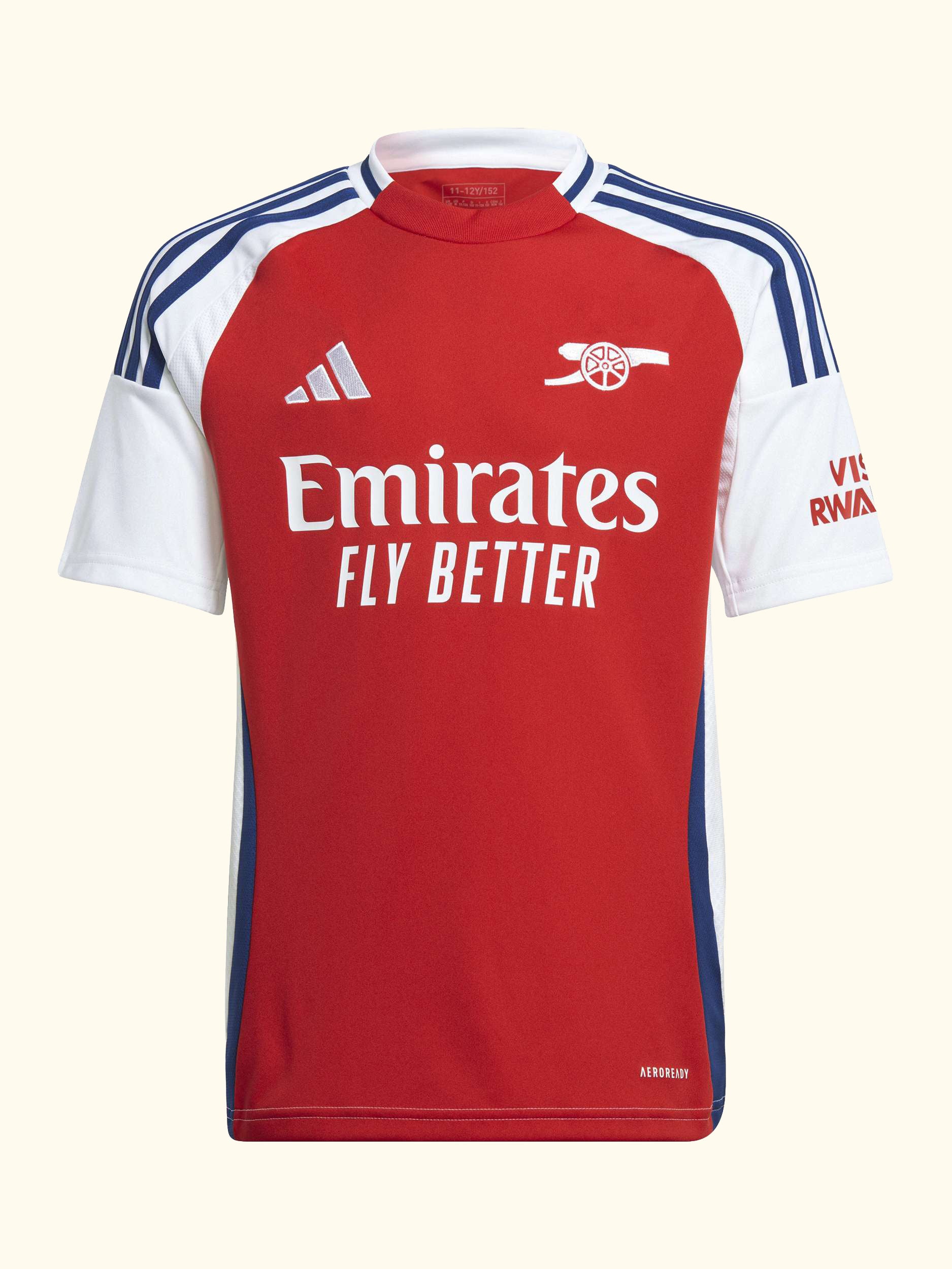 Kids' Arsenal Home Jersey, Red/White