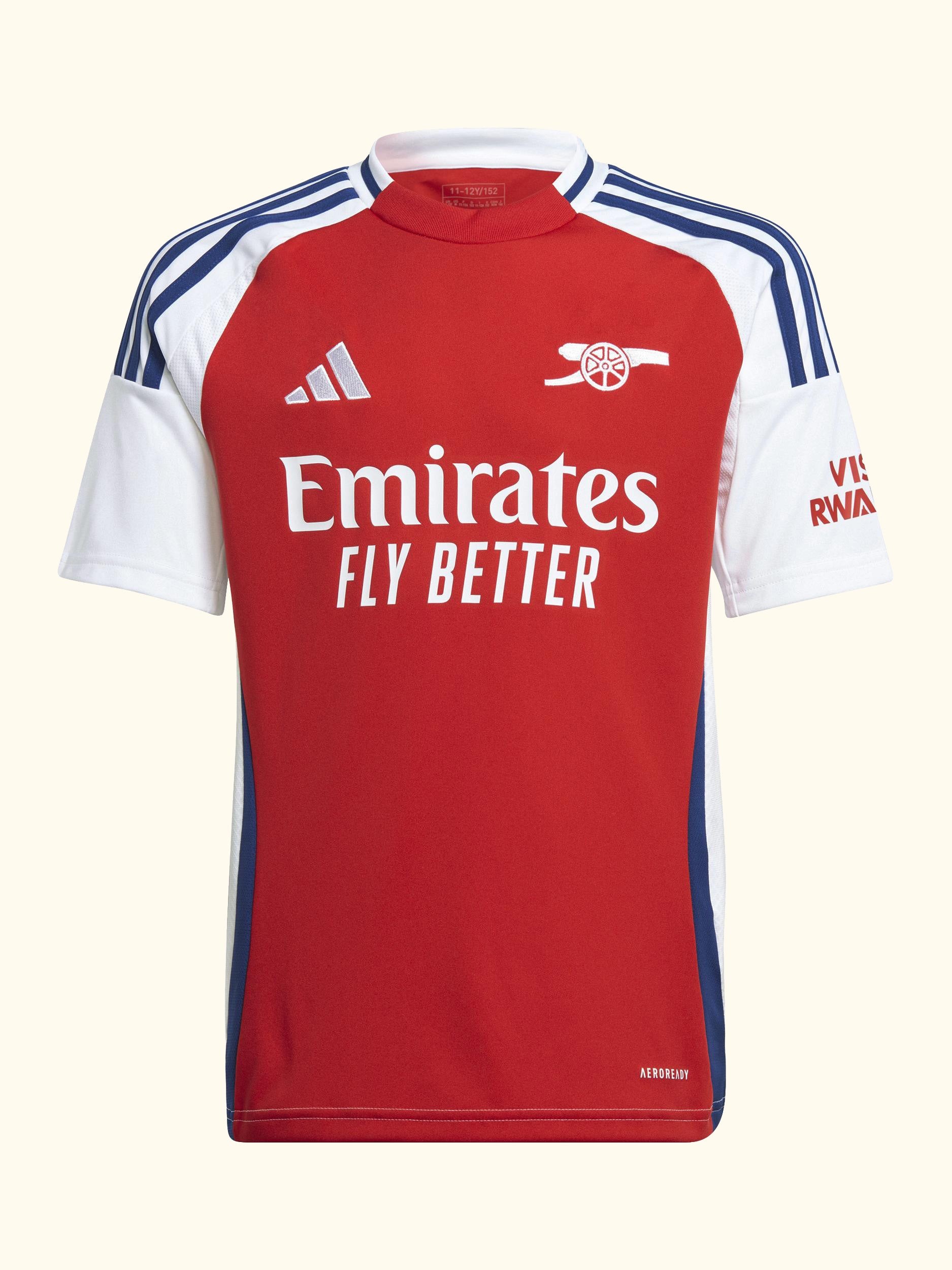 Kids' Arsenal Home Jersey, Red/White