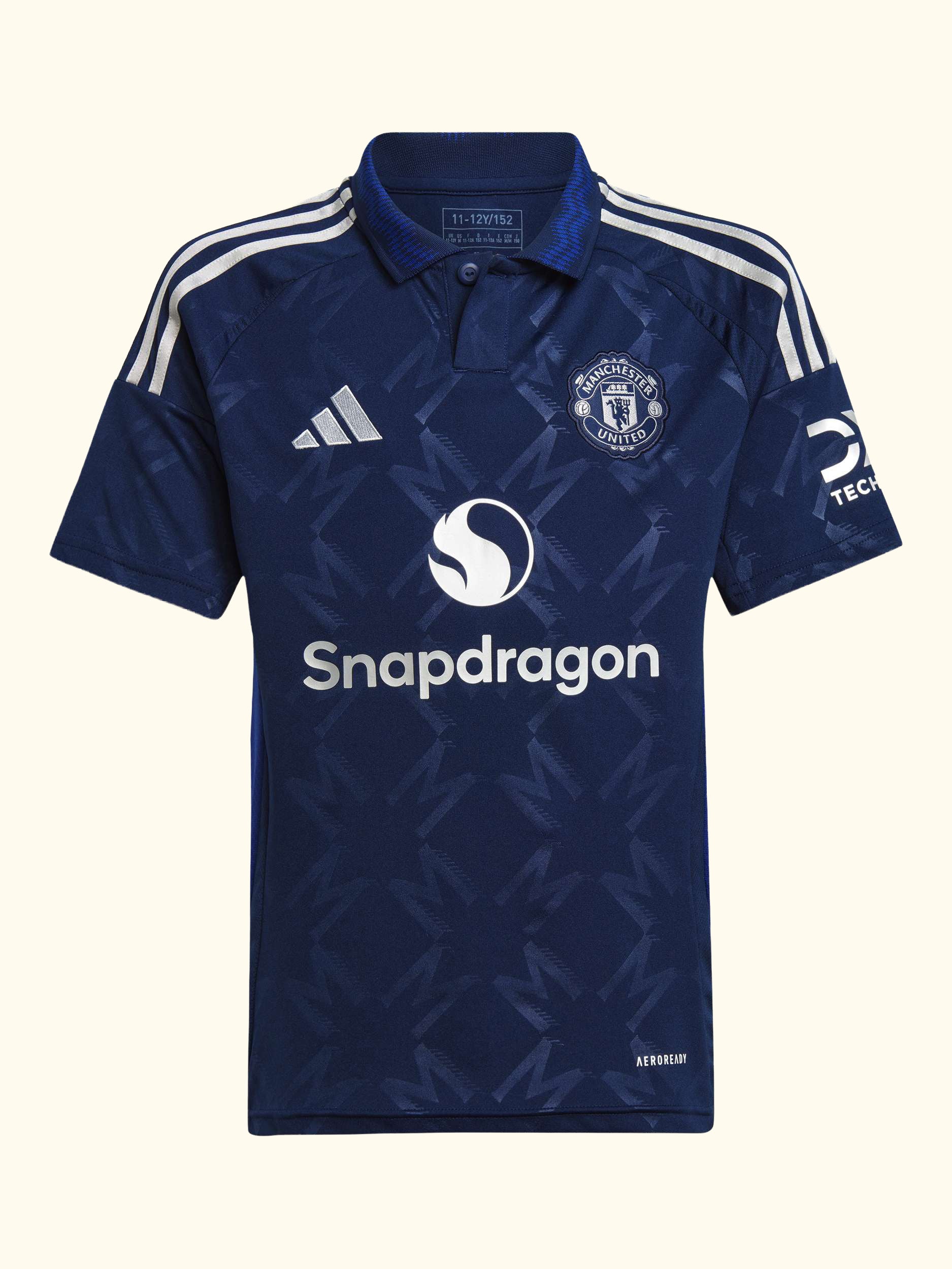 Kids' Manchester United Football Club Away Jersey Top, Night Indigo