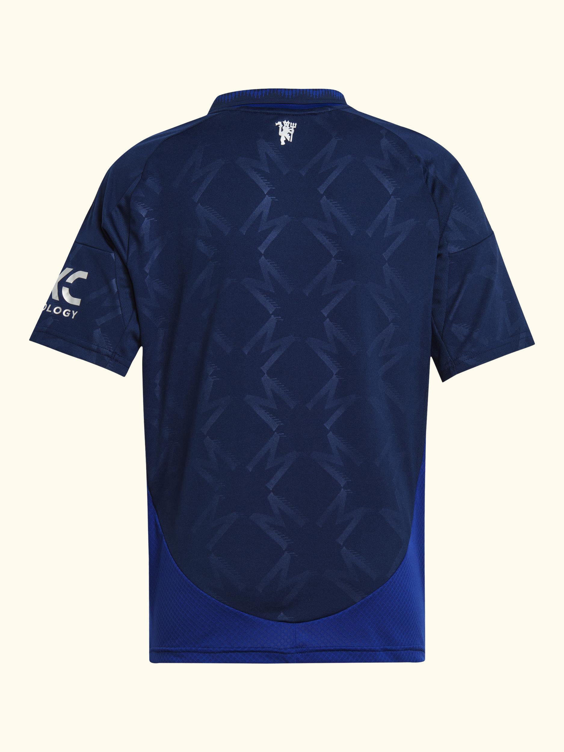 Kids' Manchester United Football Club Away Jersey Top, Night Indigo
