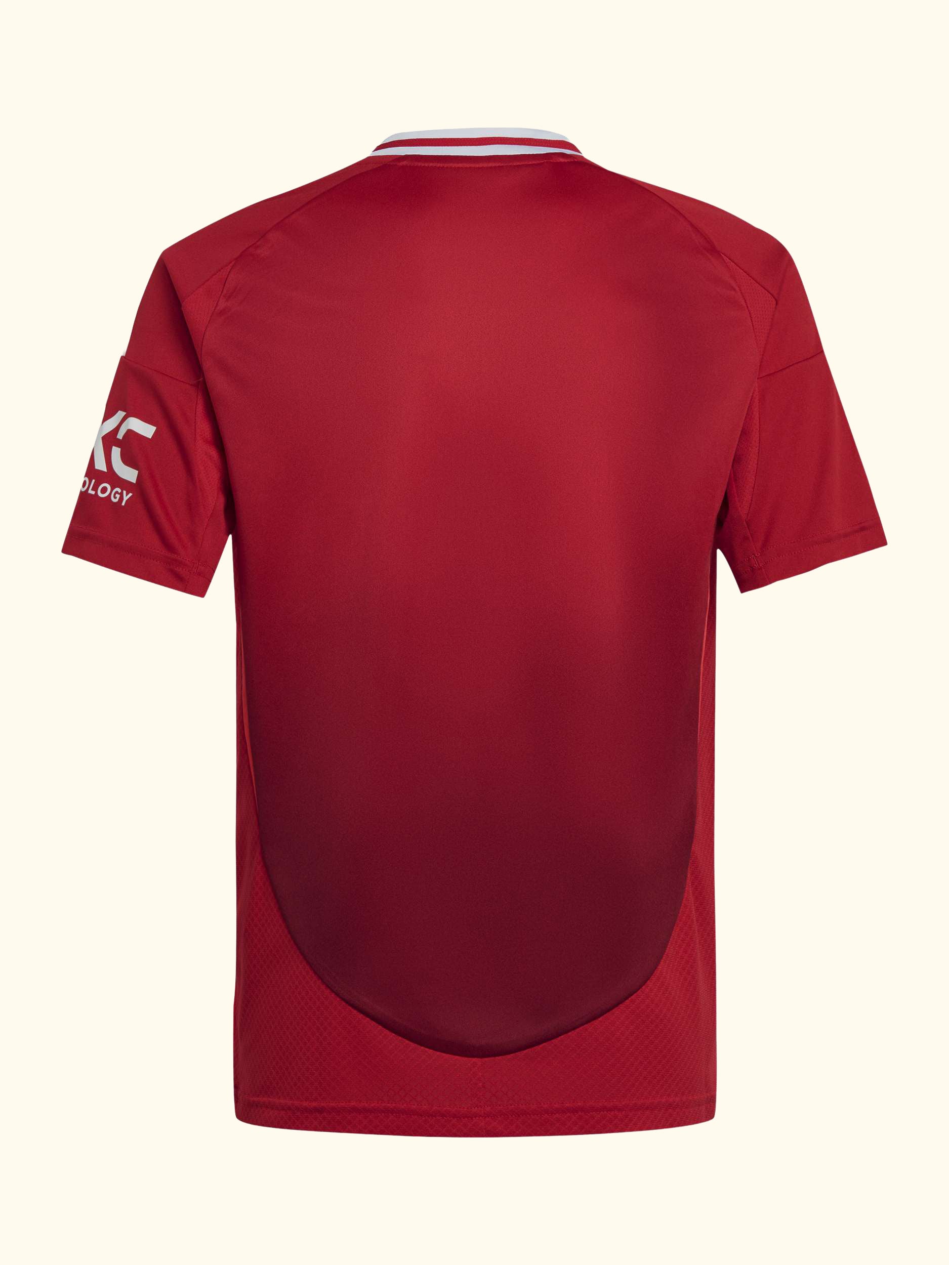 Kids' Manchester United Football Club Home Jersey Top, Red
