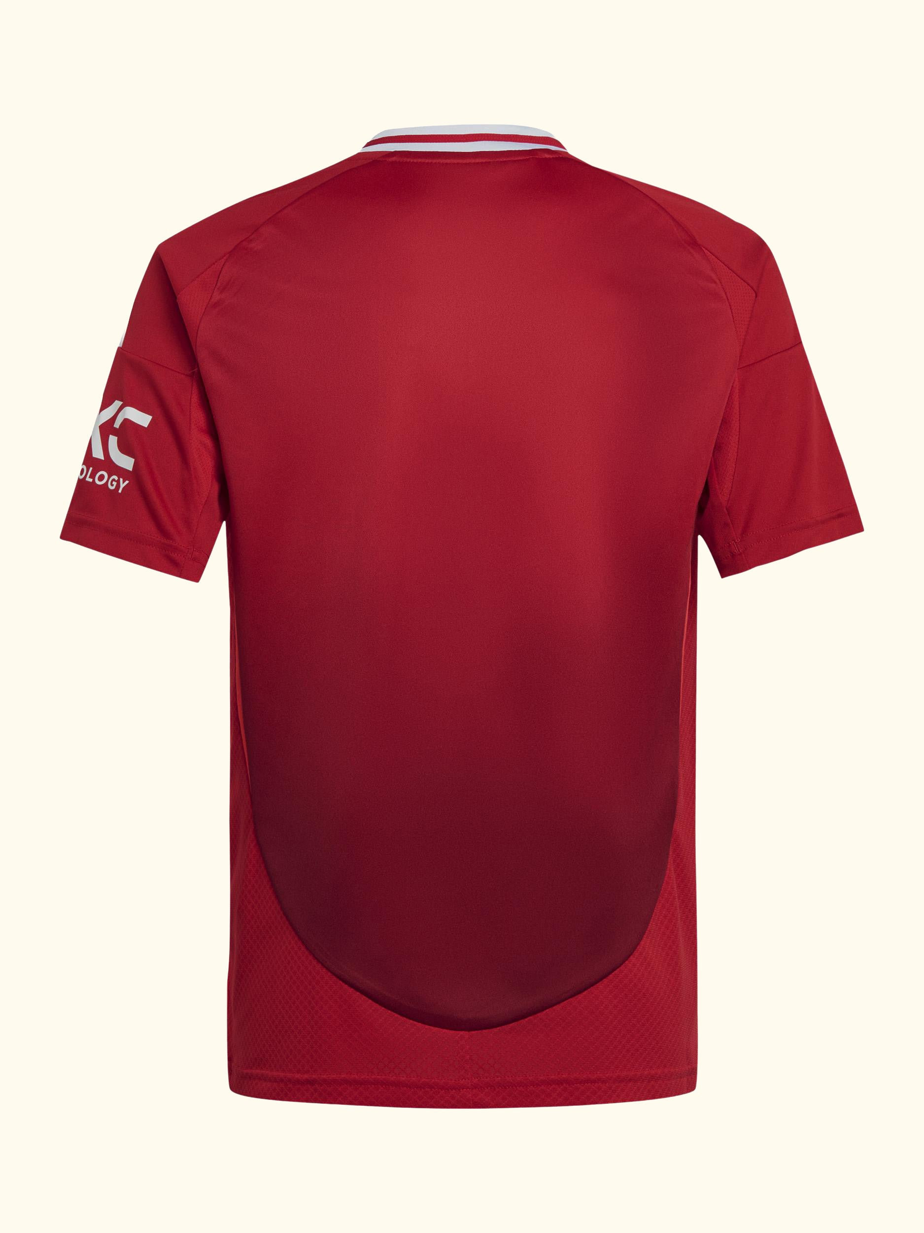 Kids' Manchester United Football Club Home Jersey Top, Red