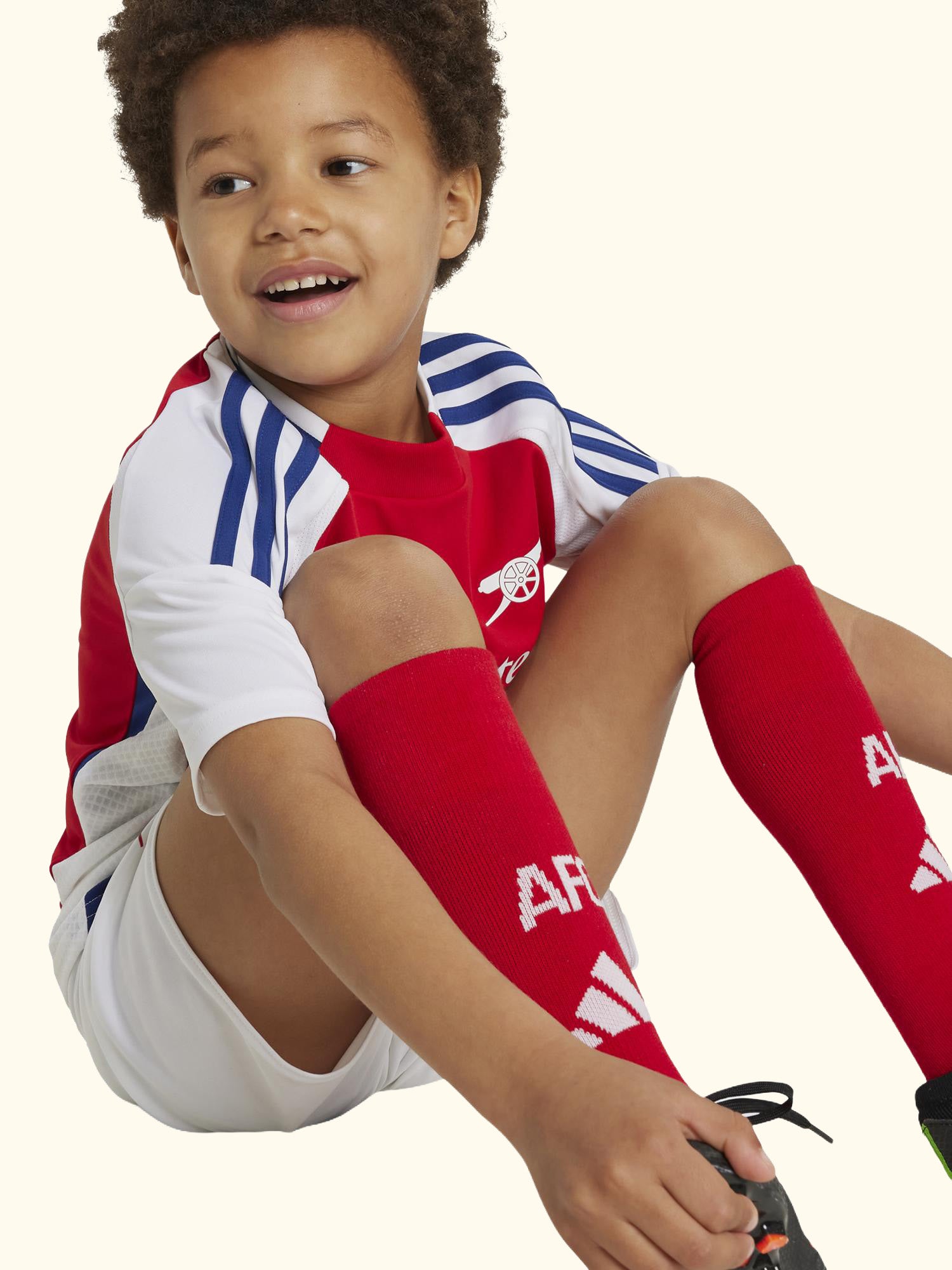 Kids' Arsenal Home Kit, Red/White