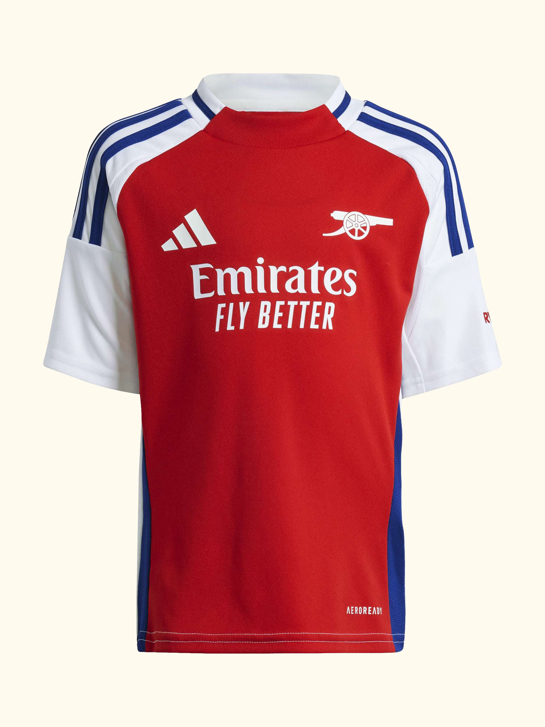 Kids' Arsenal Home Kit, Red/White