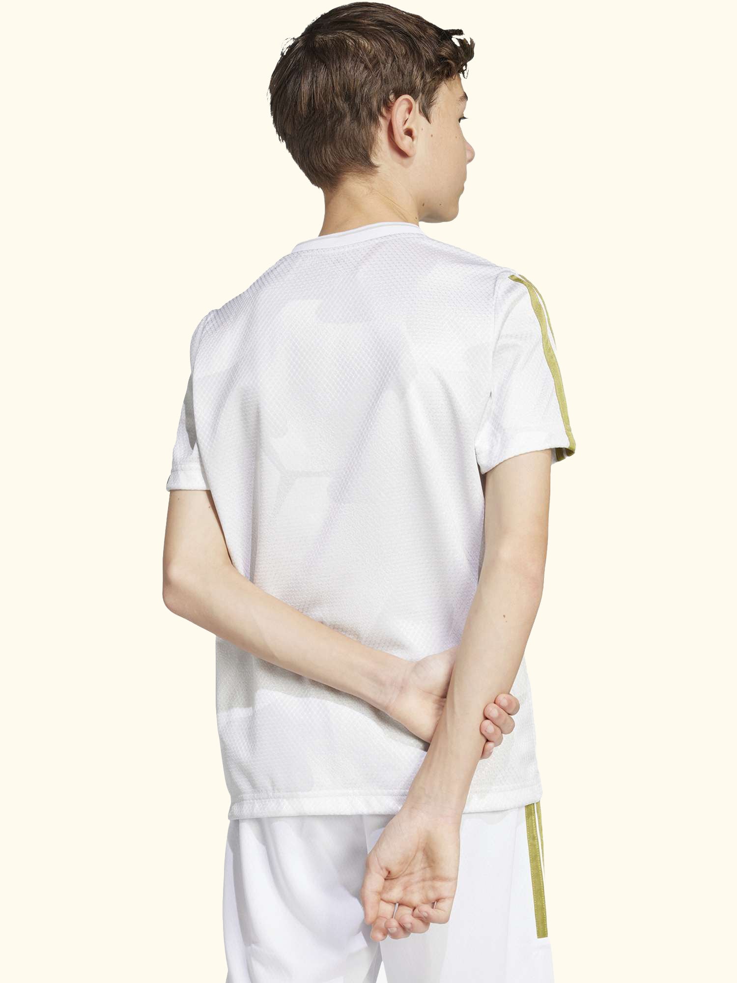 Kids' T-Shirt, White/Gold