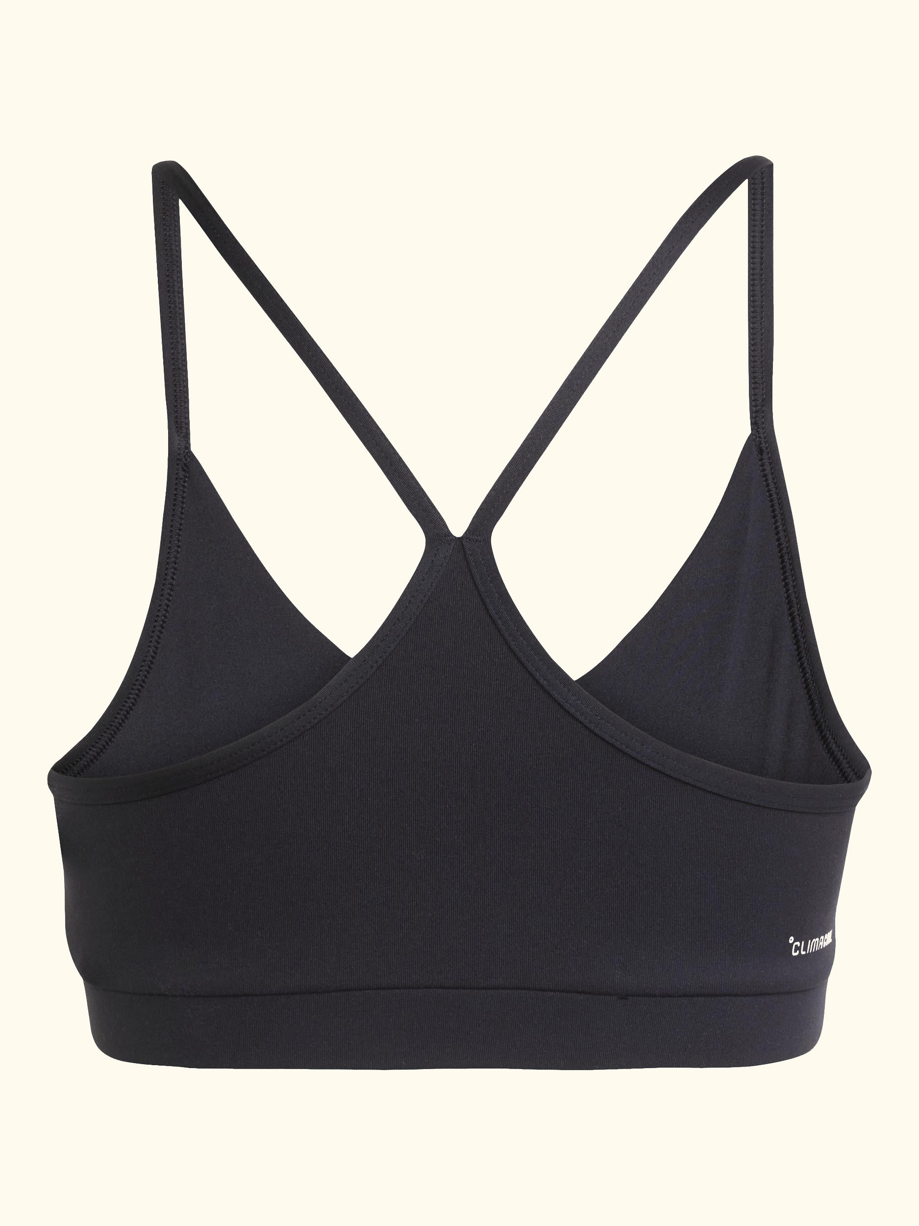 Kids' Essentials Sports Bra, Black/White