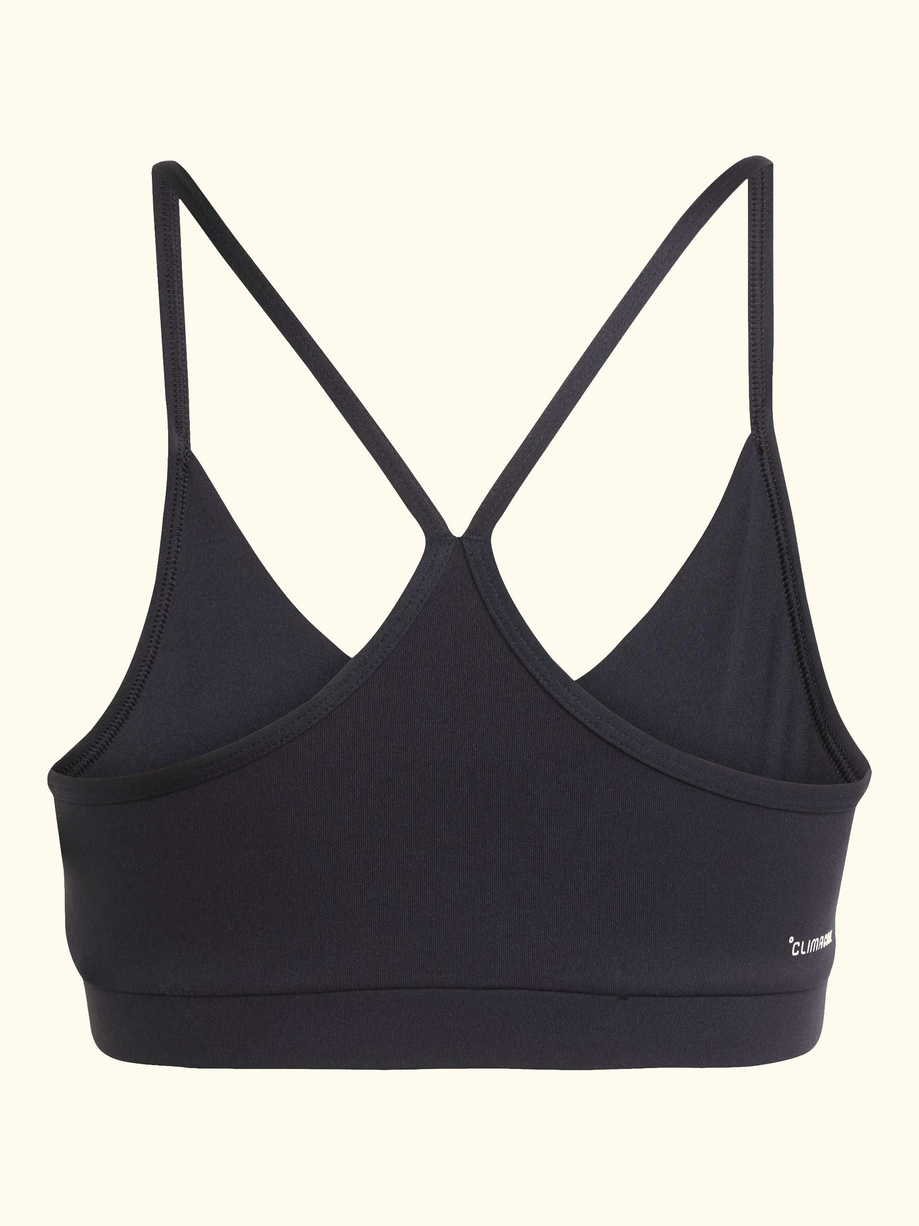 Kids' Essentials Sports Bra, Black/White