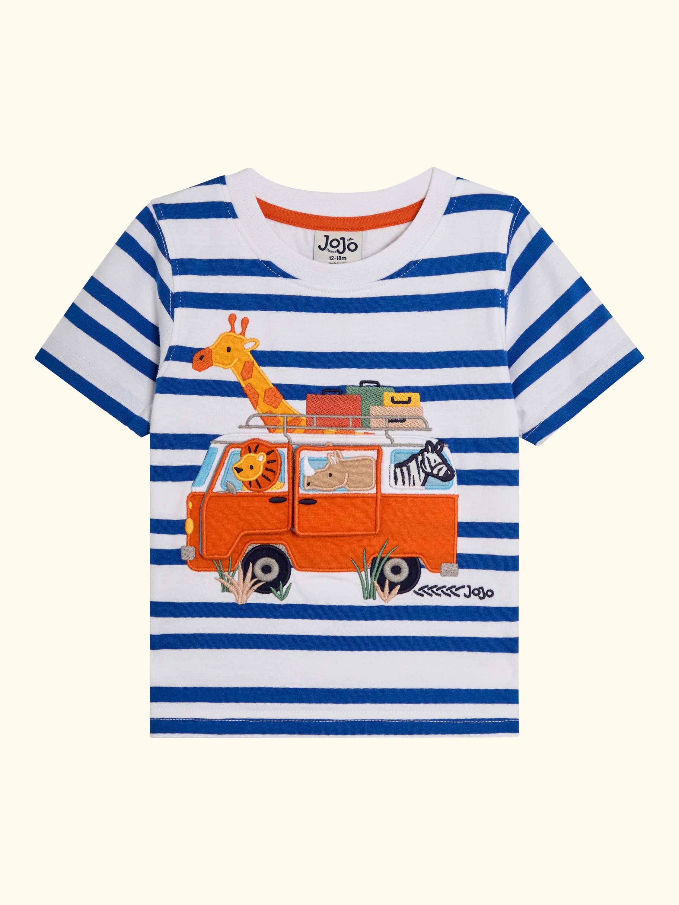 Kids' Safari Friends T-Shirt, Ecru