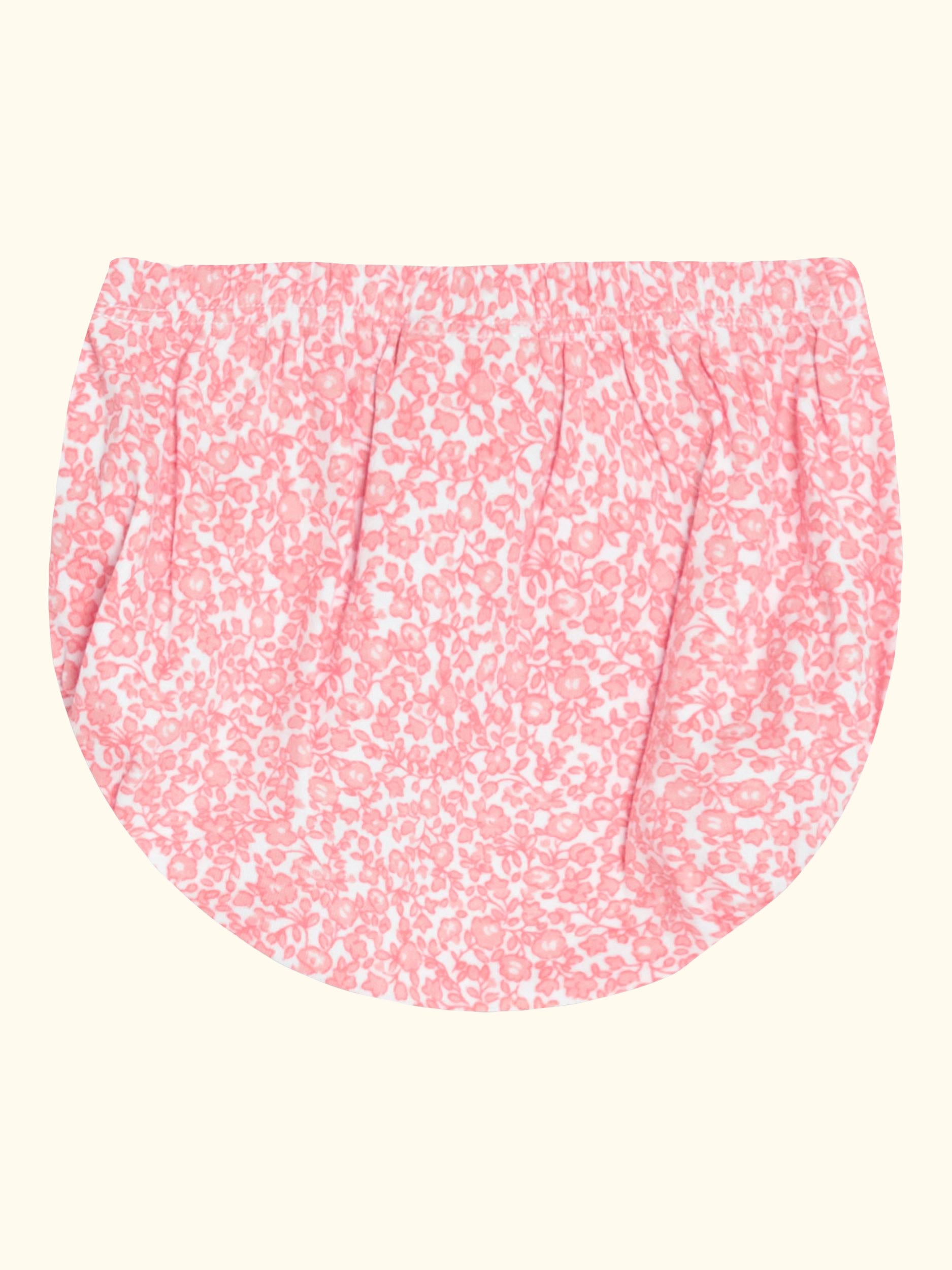 Baby Ditsy Floral Smocked Dress and Bloomers, Pink