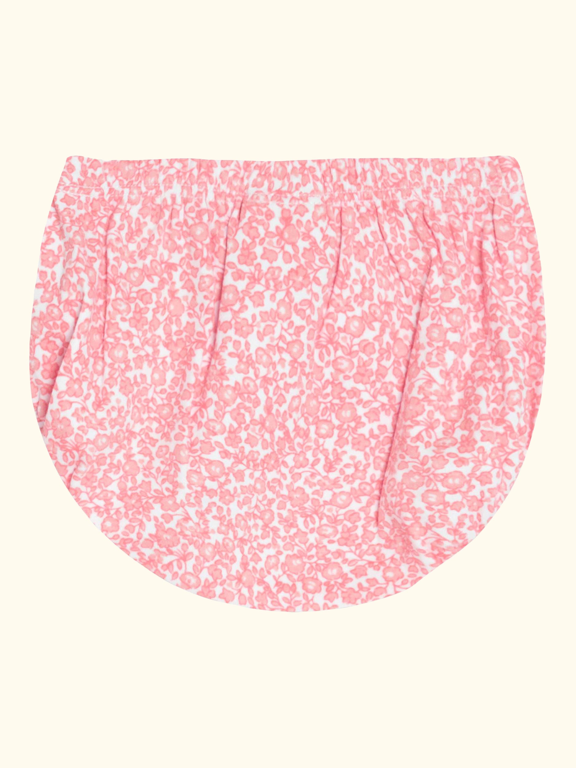 Baby Ditsy Floral Smocked Dress and Bloomers, Pink