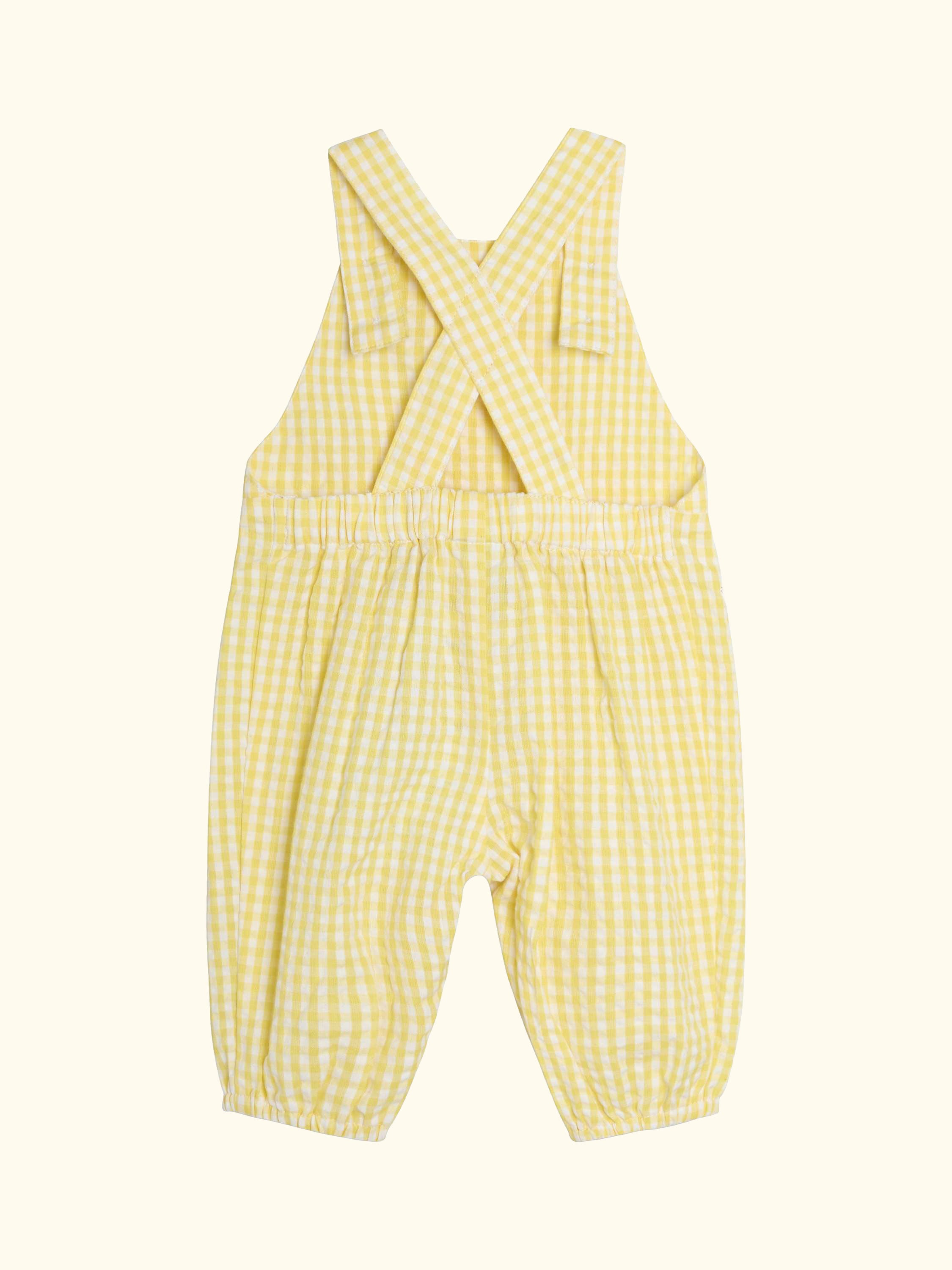 Bunny Dungarees and Vest Set, Yellow