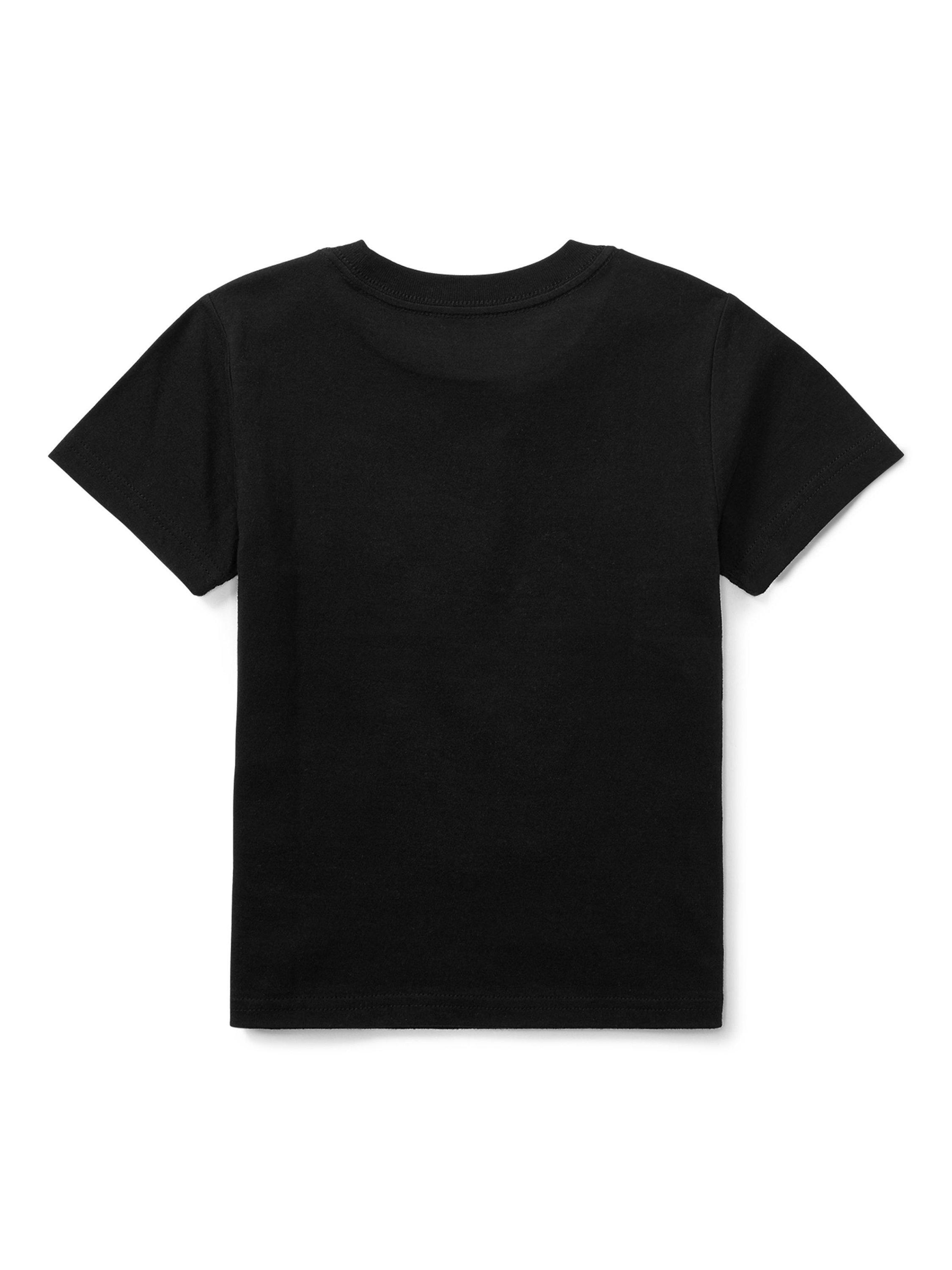 Polo Ralph Lauren Kids' Short Sleeve Cotton T-Shirt, Black