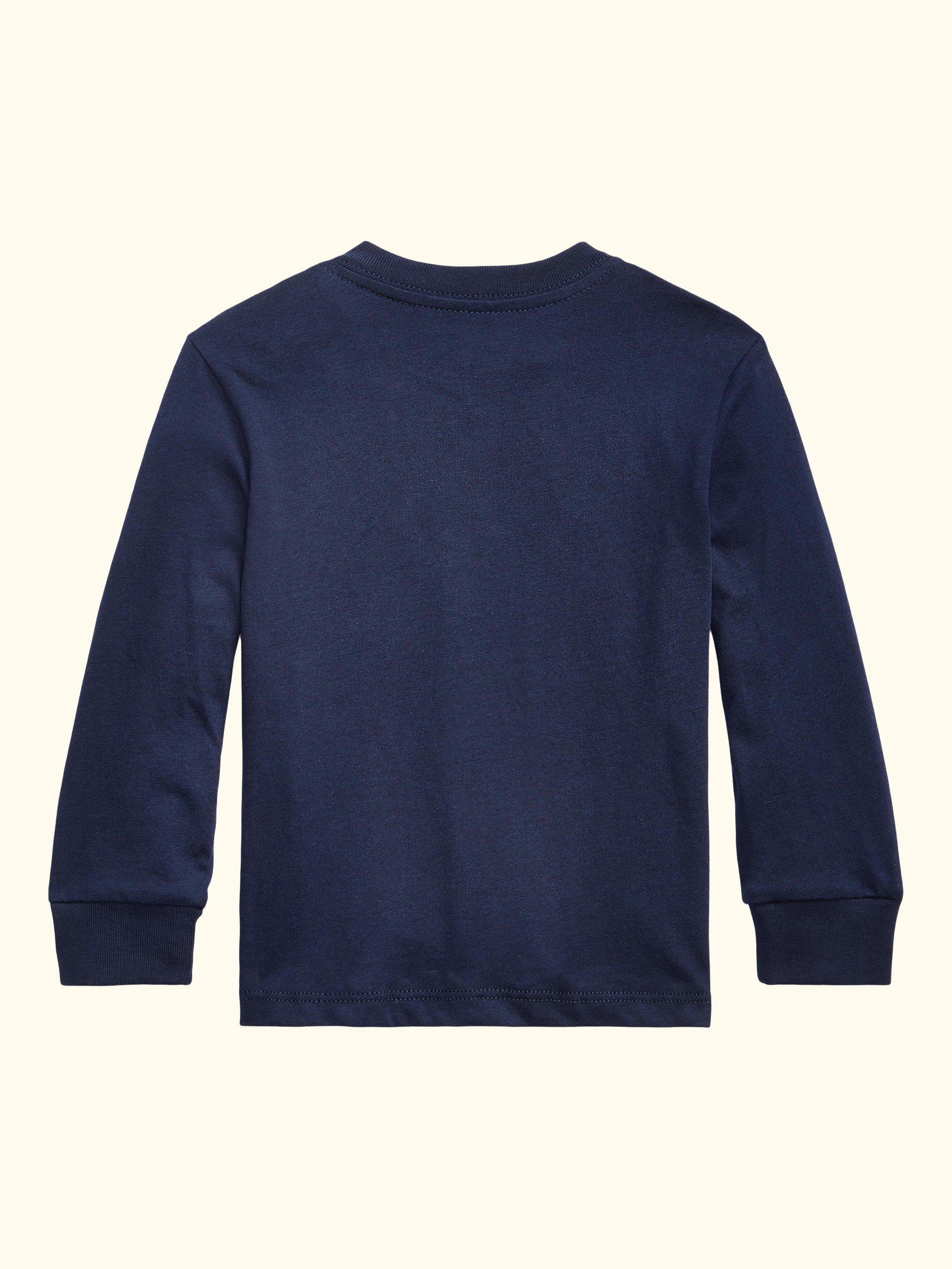 Polo Ralph Lauren Baby Long Sleeve Cotton T-Shirt, Cruize Navy