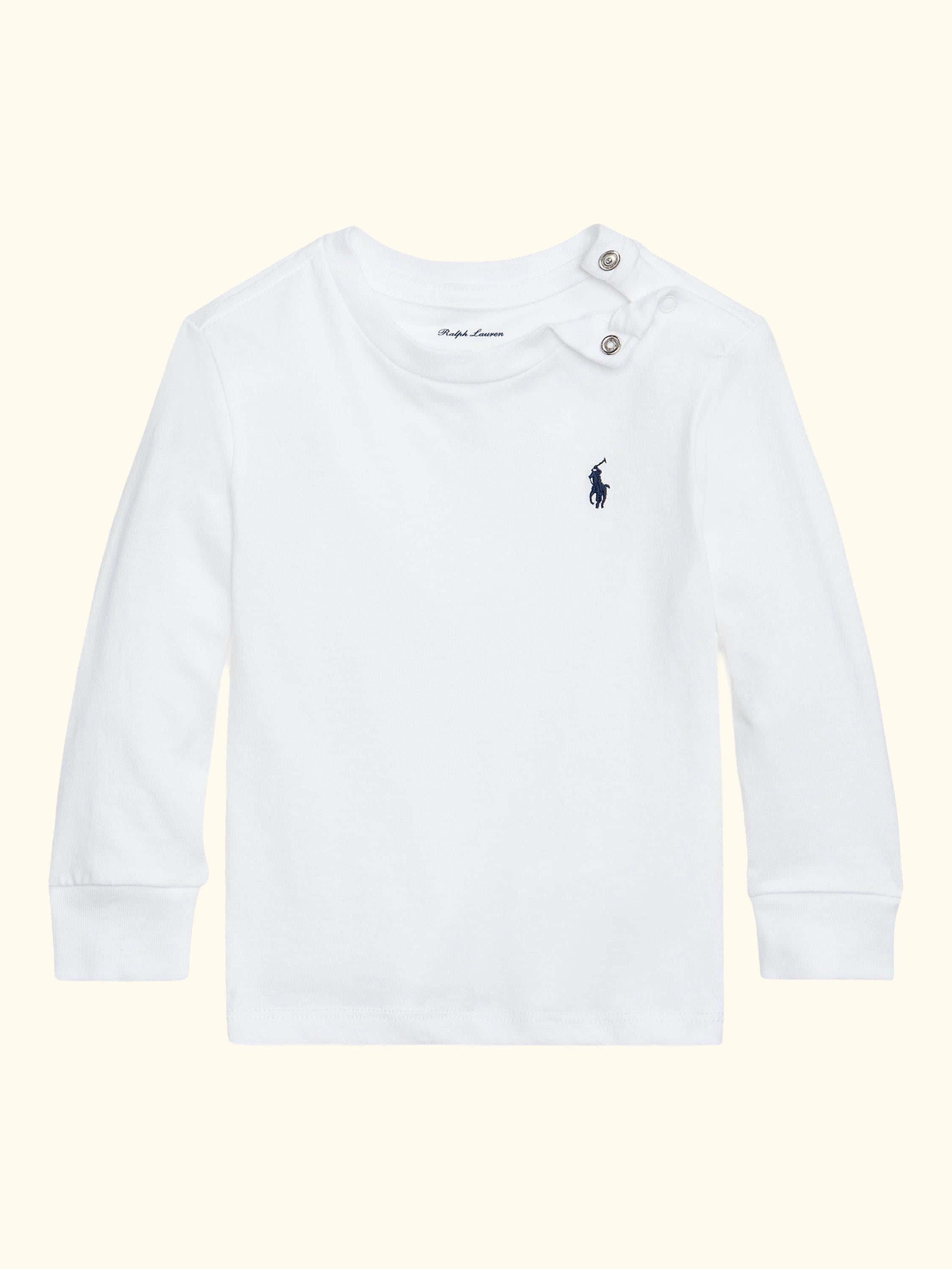 Polo Ralph Lauren Baby Long Sleeve Cotton T-Shirt, Cruize Navy