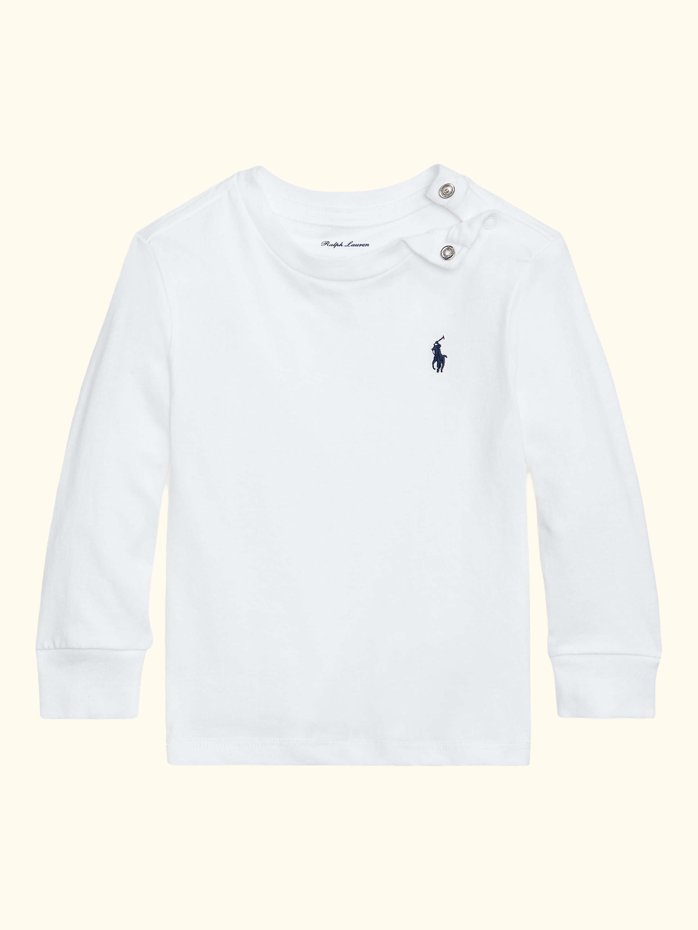 Polo Ralph Lauren Baby Long Sleeve Cotton T-Shirt, Cruize Navy