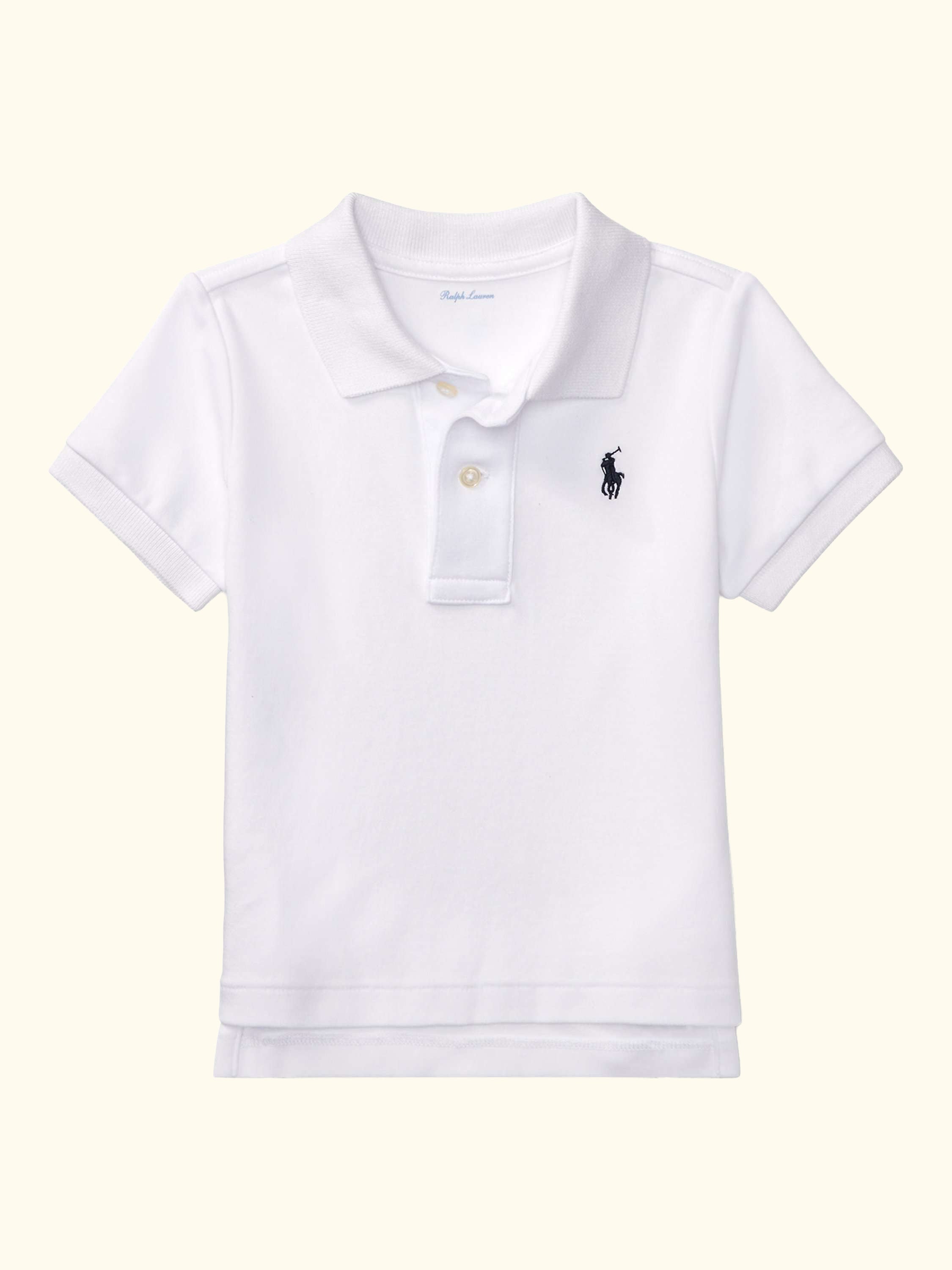 Baby Cotton Polo Shirt, Refined Navy
