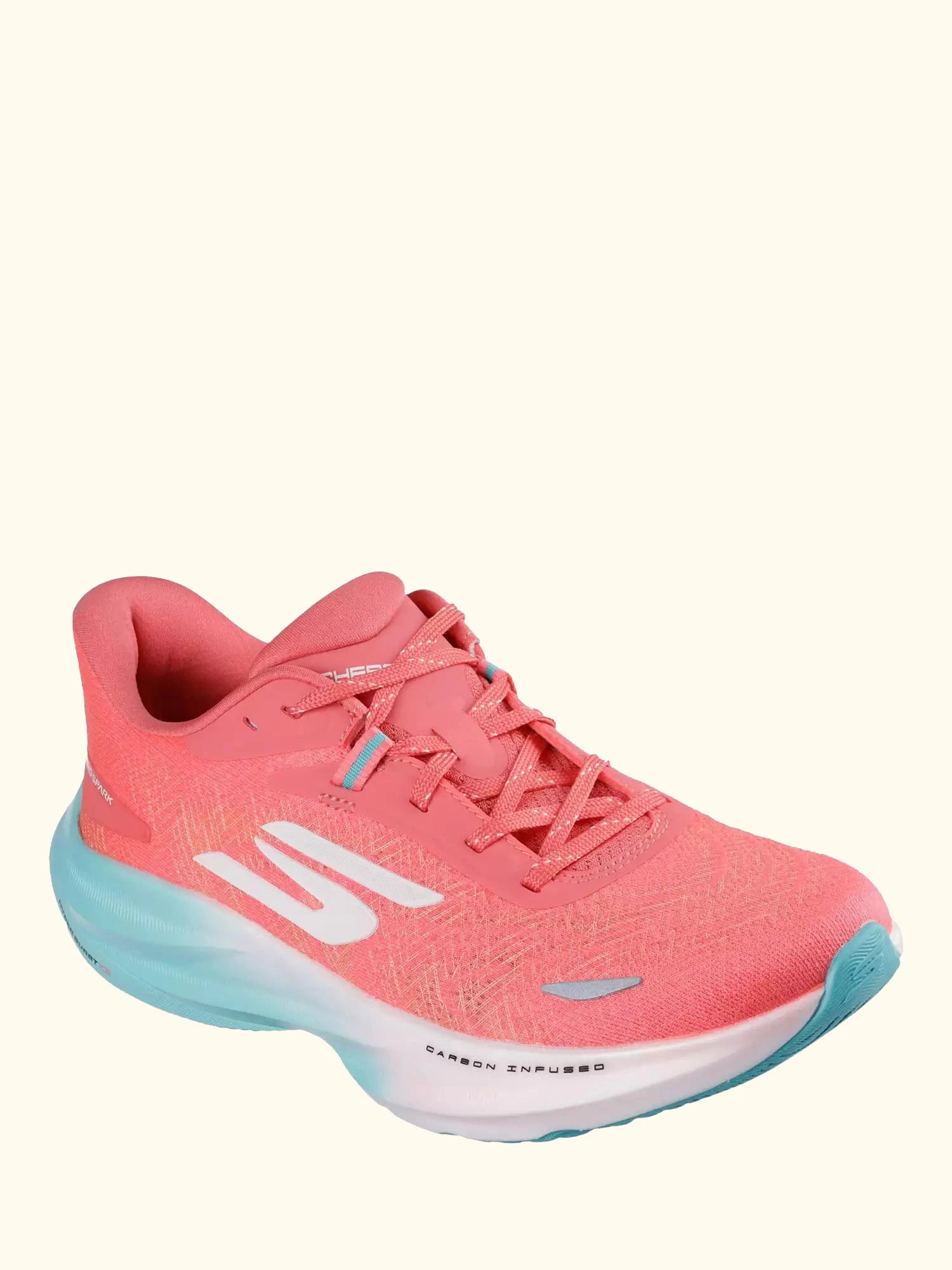 Skechers GO RUN Ride Running Trainers, Pink/Multi