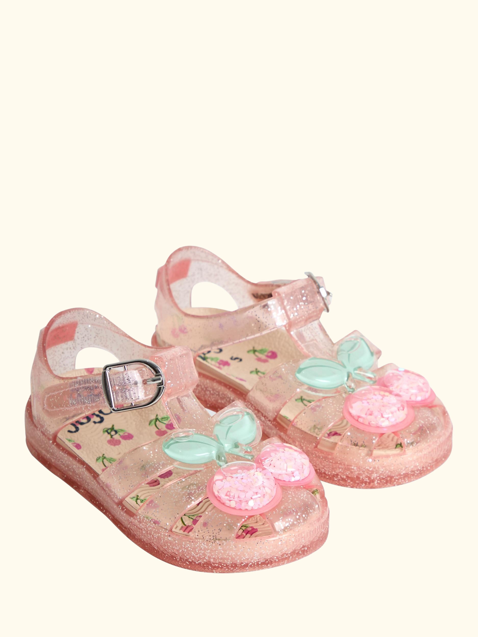 Kids' Cherry Jelly Sandals, Pink