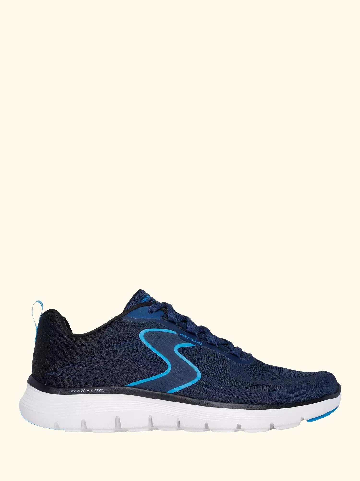 Skechers Flex Advantage 5.0 Spreelo Lace Up Trainers, Navy/Multi